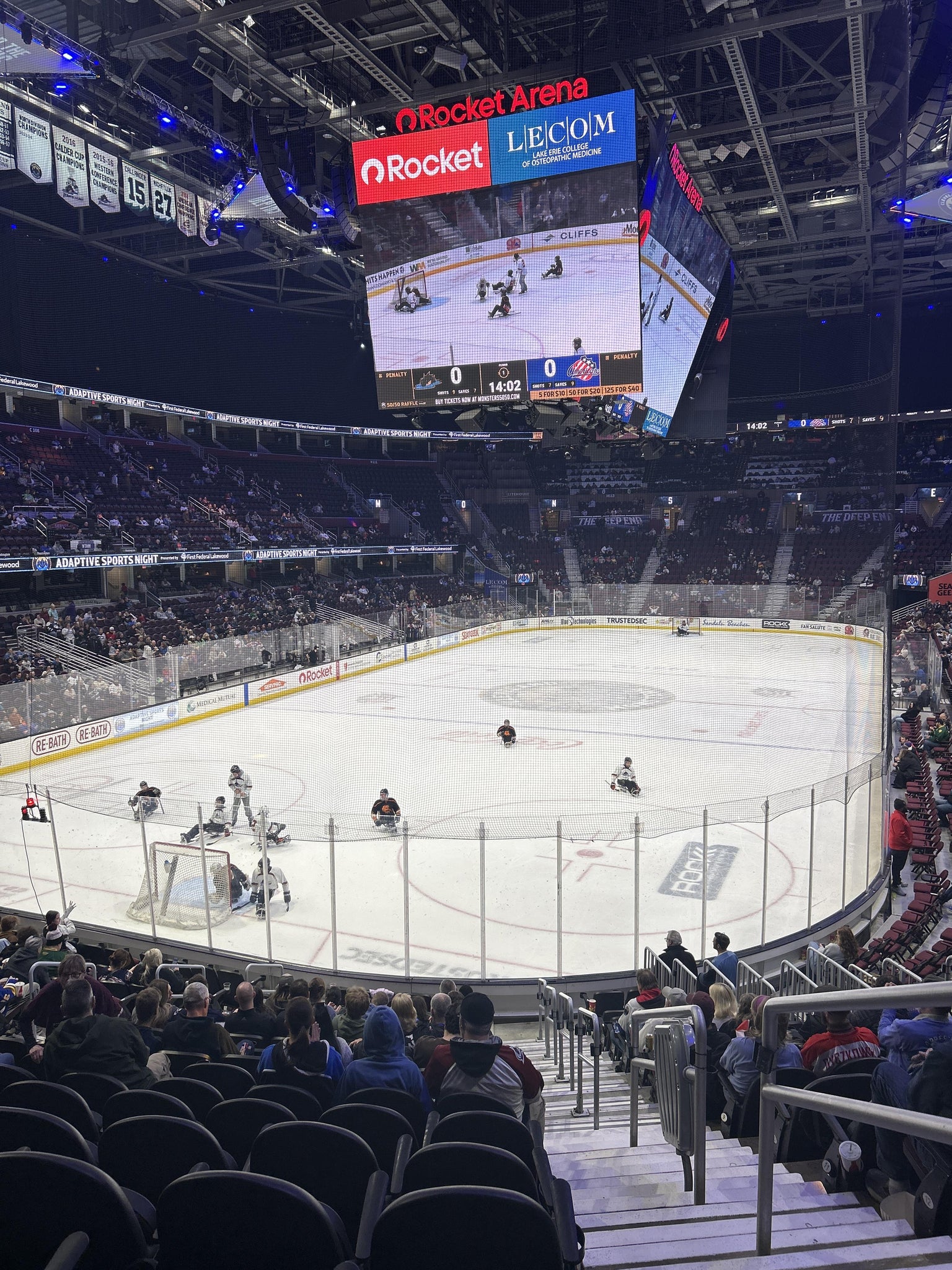 Real Fan View taken from Section 126 at Rocket Arena by Anonymous User
