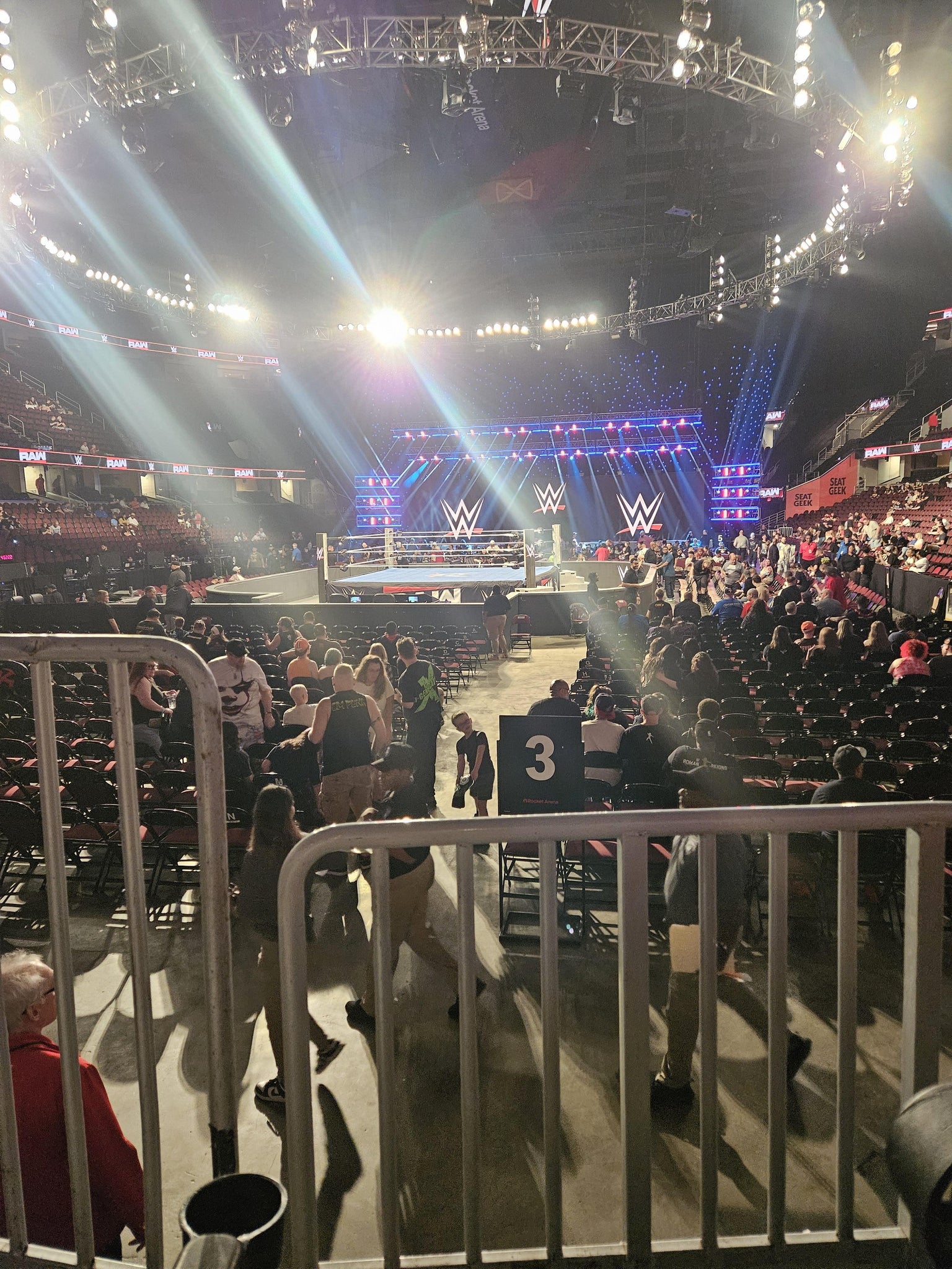 Real Fan View taken from Section 126 at Rocket Arena by Heather S