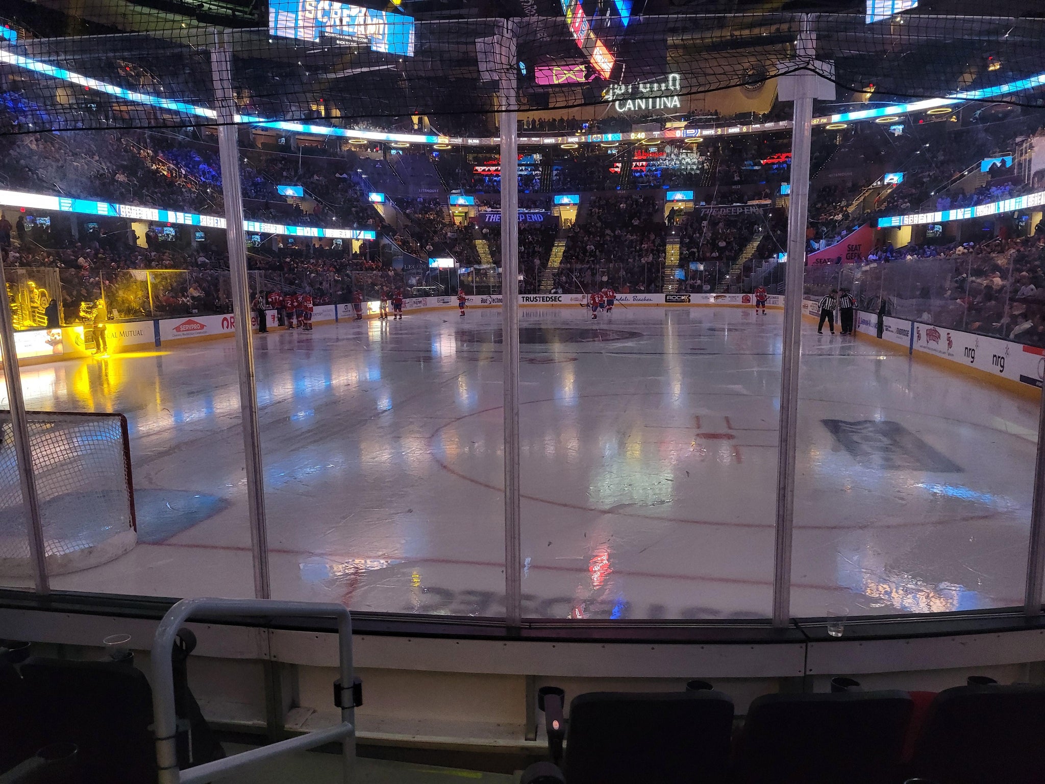 Real Fan View taken from Section 126 at Rocket Arena by Jeffrey H