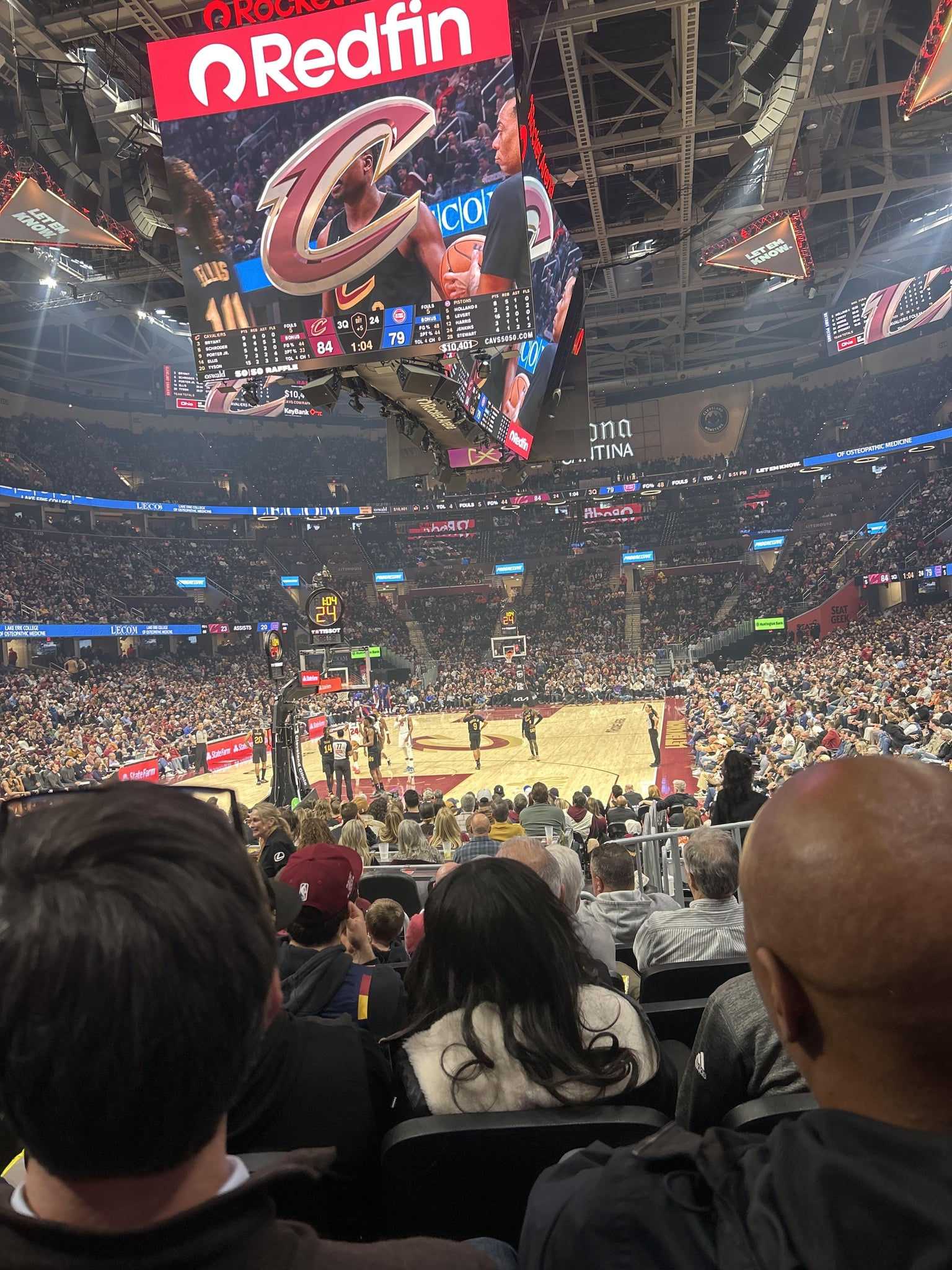 Real Fan View taken from Section 126 at Rocket Arena by Chloe J