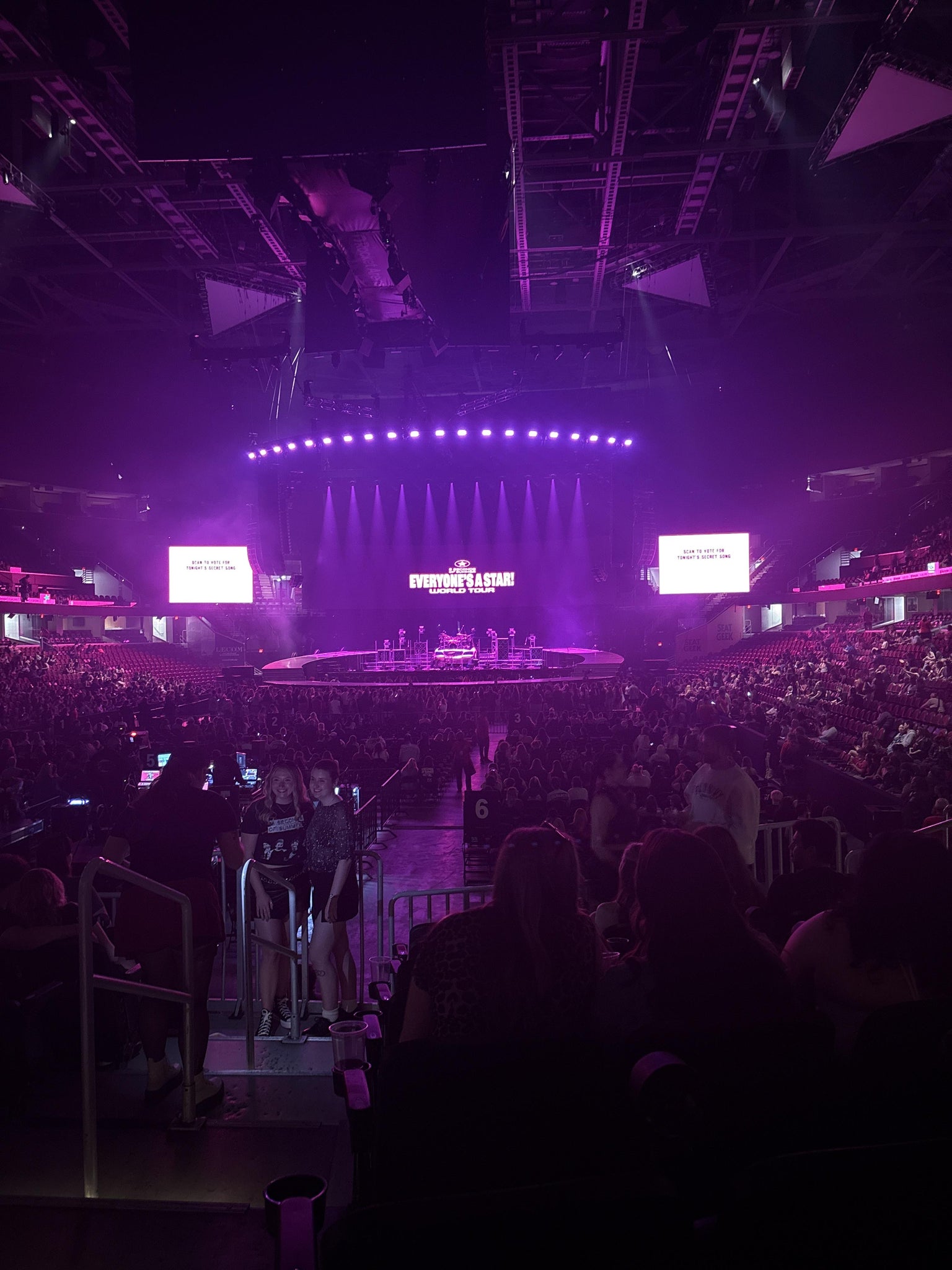 Real Fan View taken from Section 126 at Rocket Arena by Lia L
