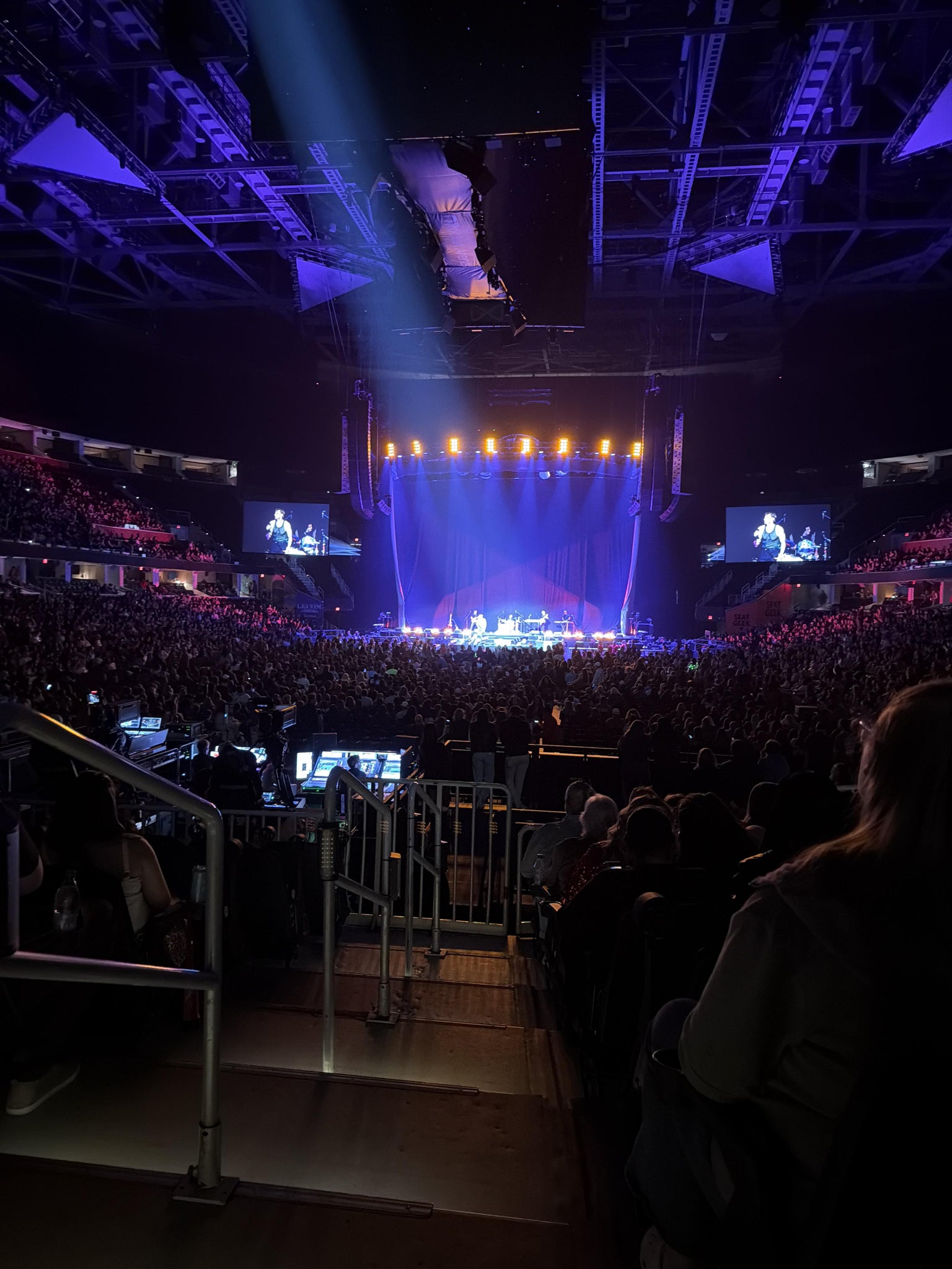 Real Fan View taken from Section 126 at Rocket Arena by Marian S