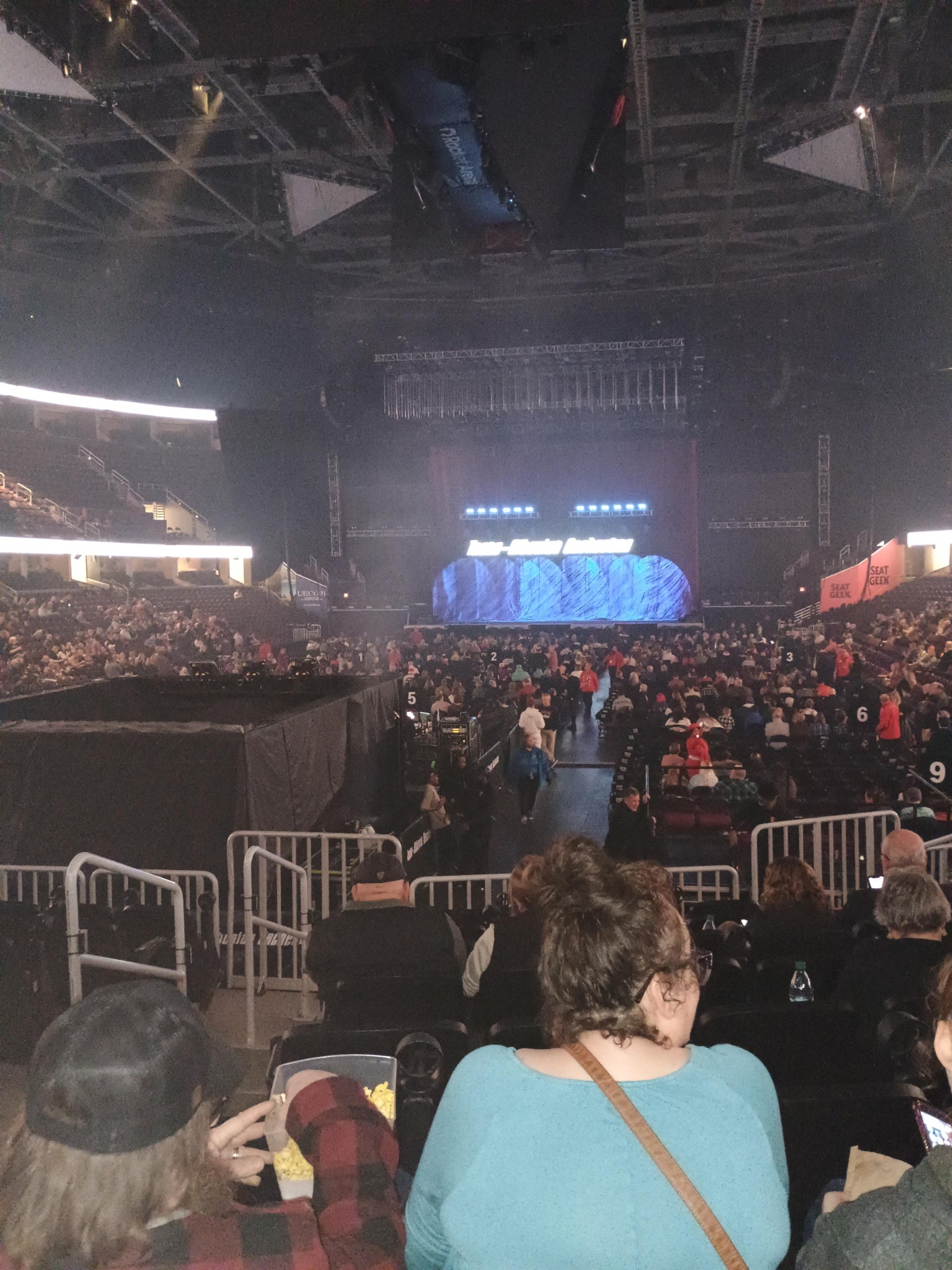 Real Fan View taken from Section 126 at Rocket Arena by Crystal K