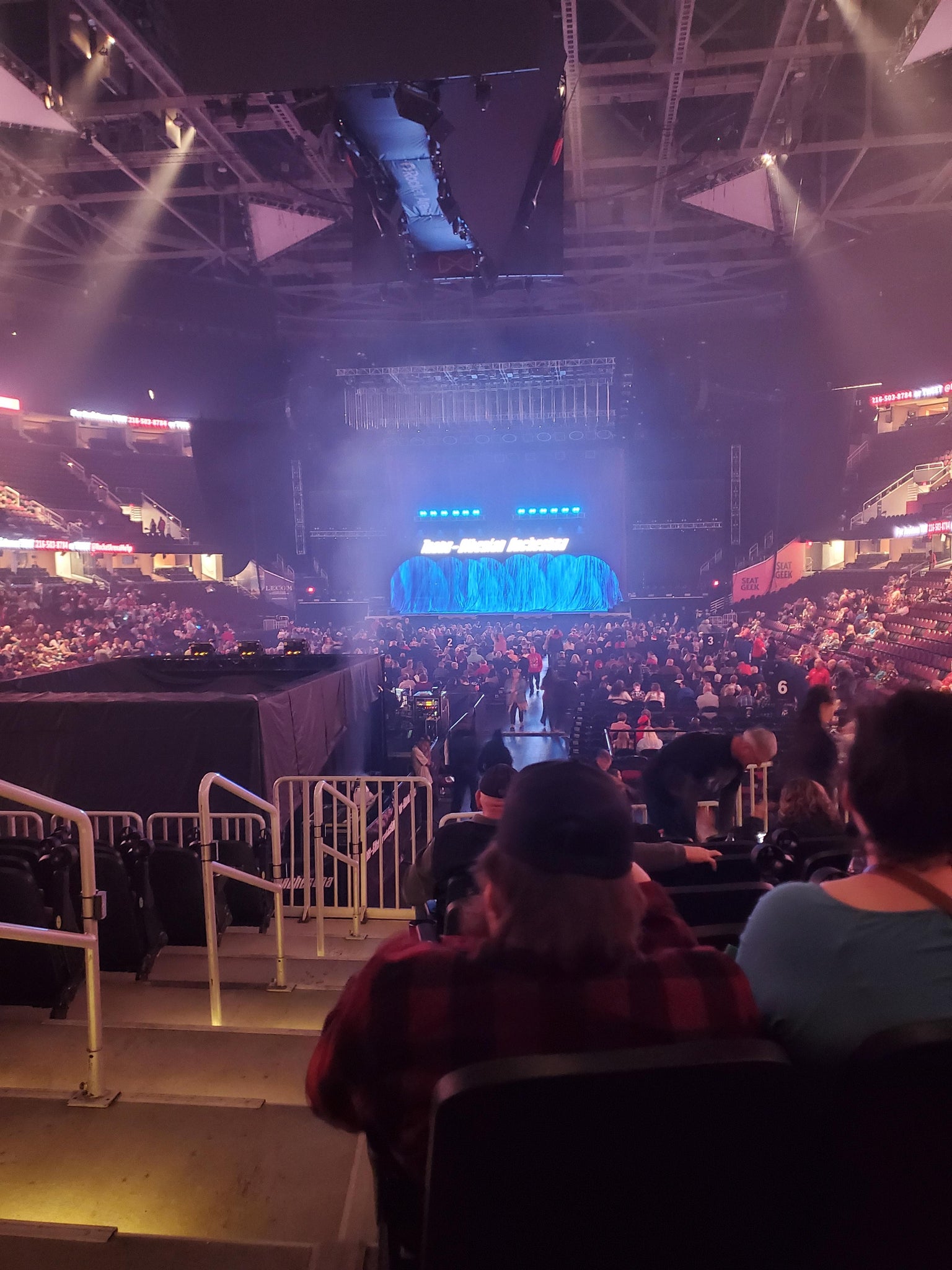 Real Fan View taken from Section 126 at Rocket Arena by Natalie H