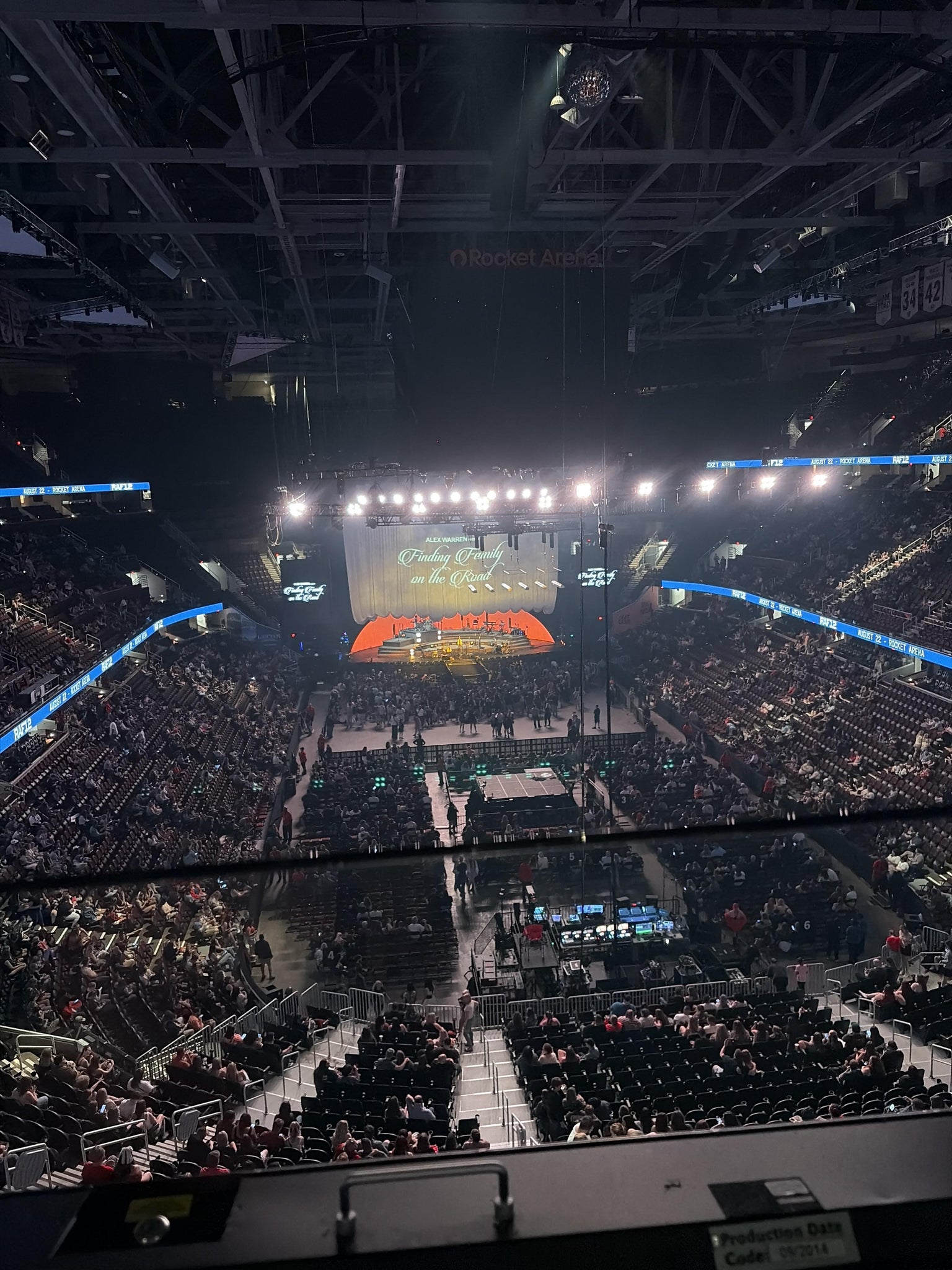 Real Fan View taken from Section 202 at Rocket Arena by Natalie O