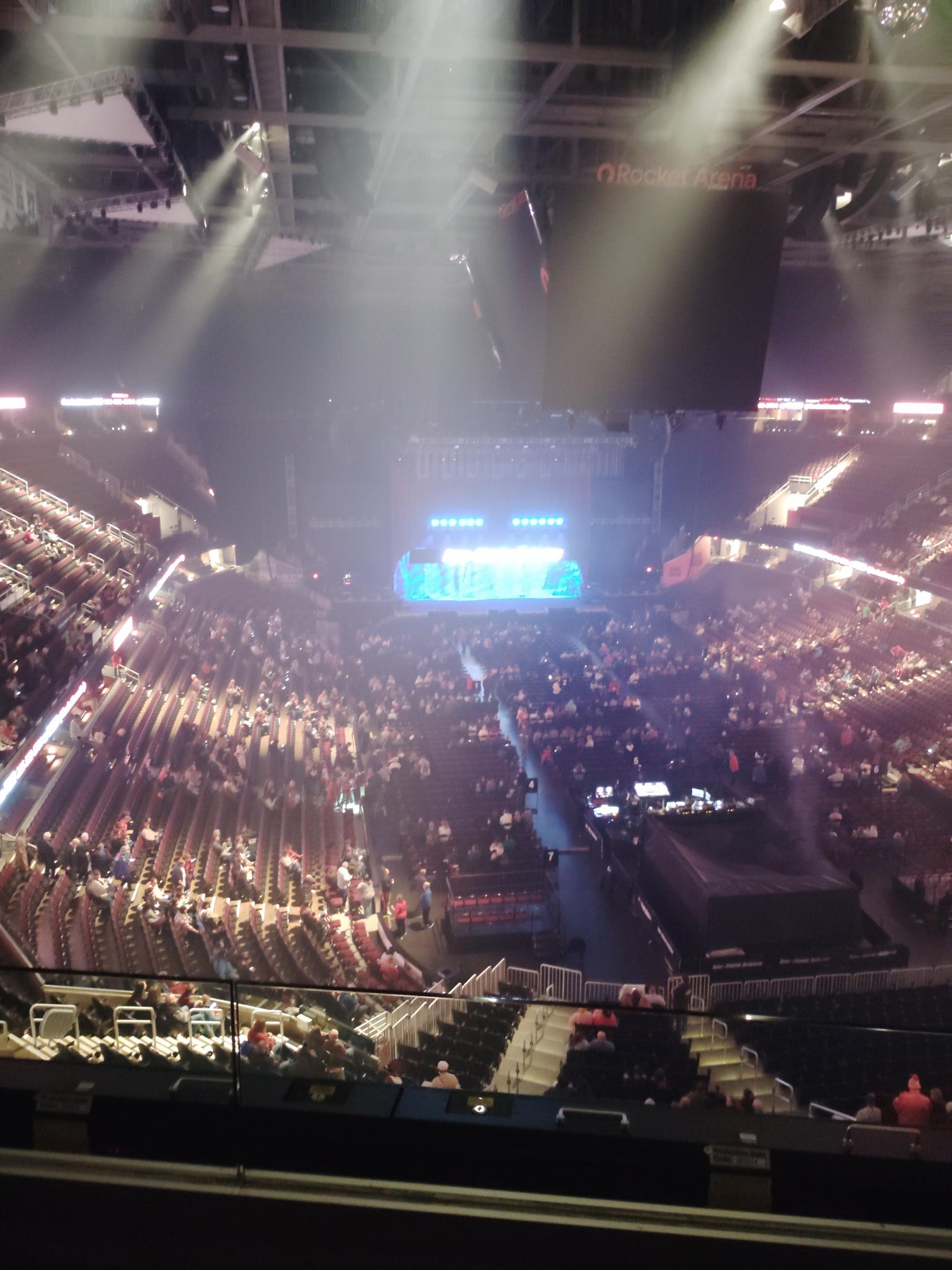 Real Fan View taken from Section 203 at Rocket Arena by Holly S