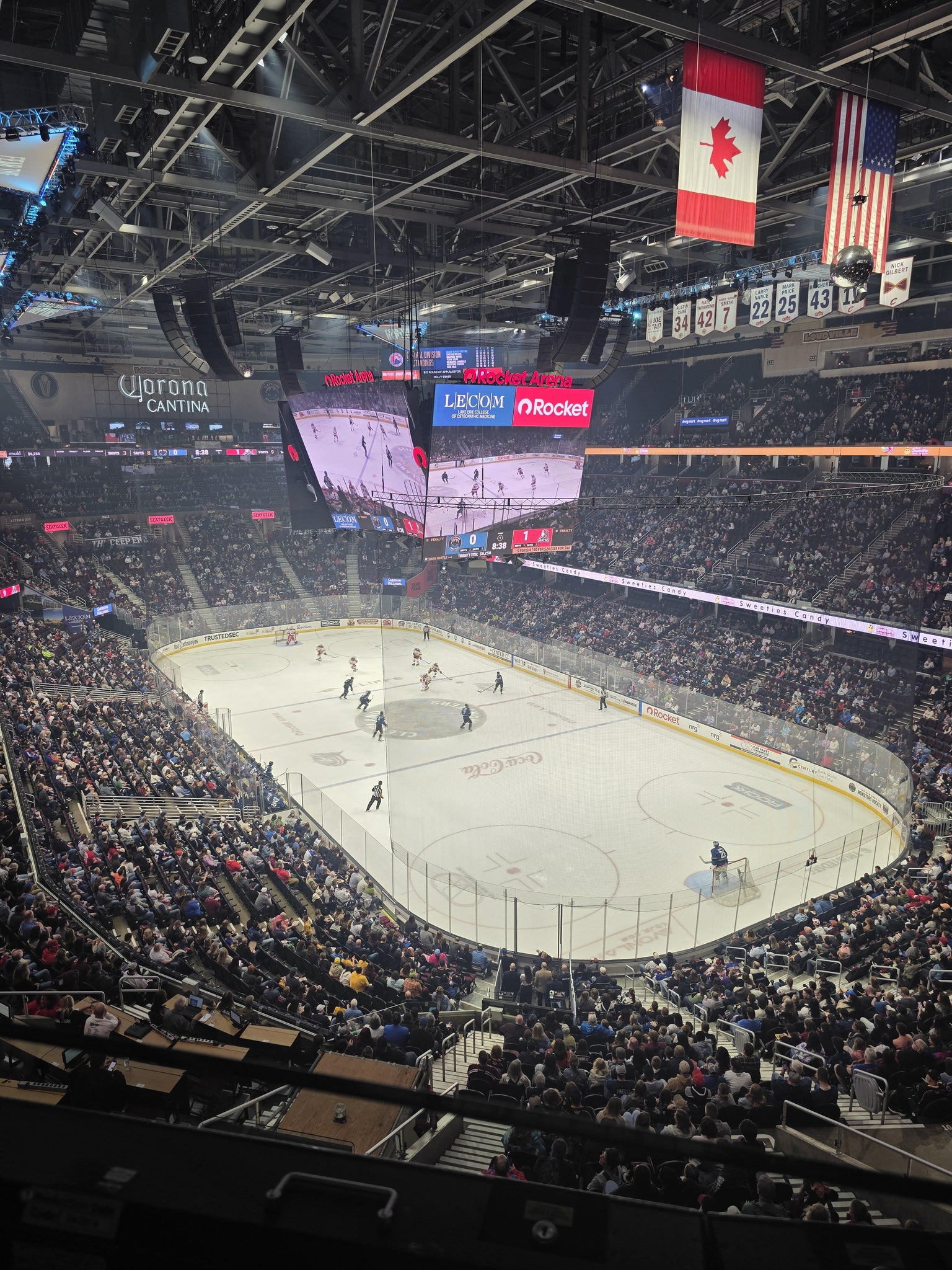 Real Fan View taken from Section 204 at Rocket Arena by Autumn H