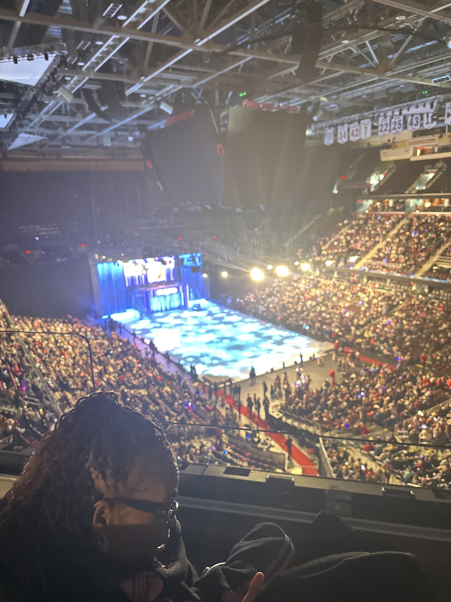 Real Fan View taken from Section 204 at Rocket Arena by Mohamed A