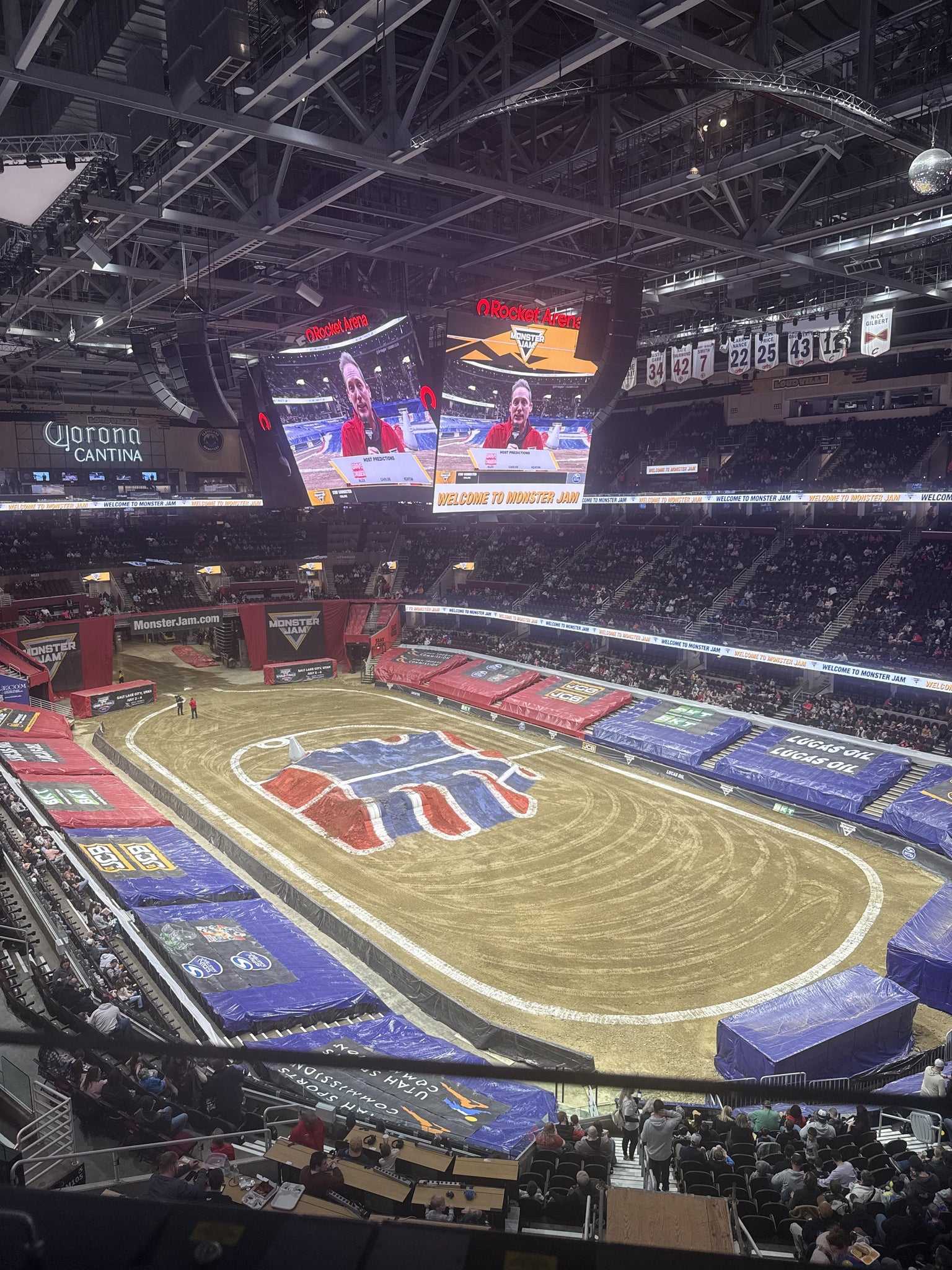 Real Fan View taken from Section 205 at Rocket Arena by Julian P