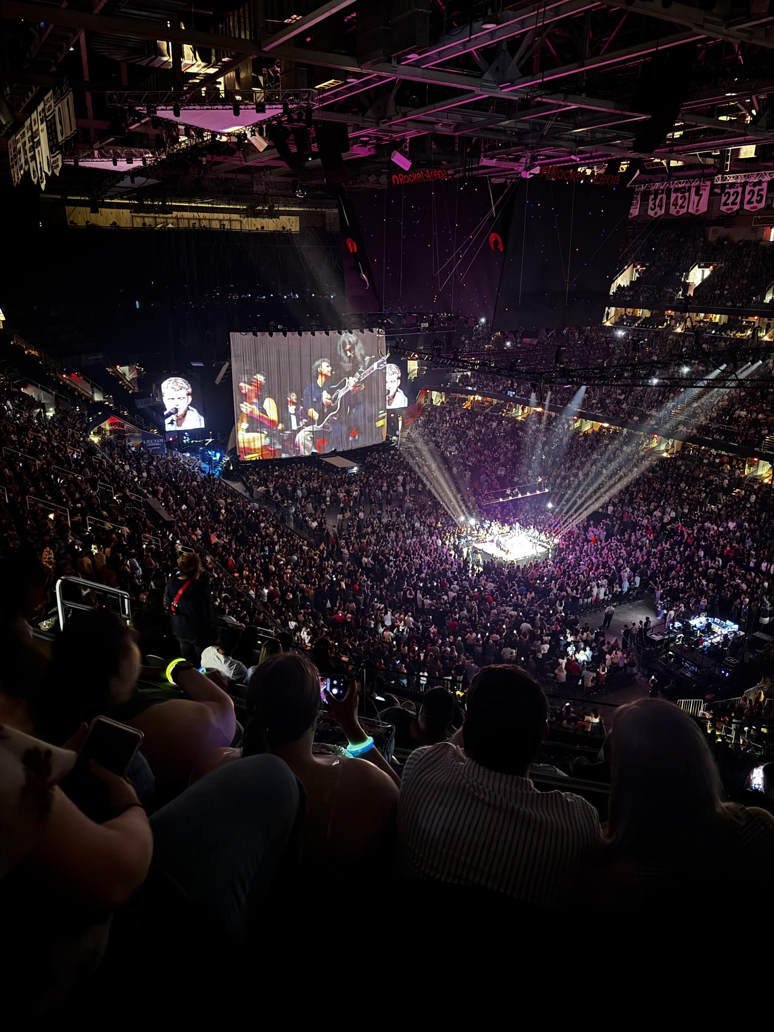 Real Fan View taken from Section 205 at Rocket Arena by Lacey F