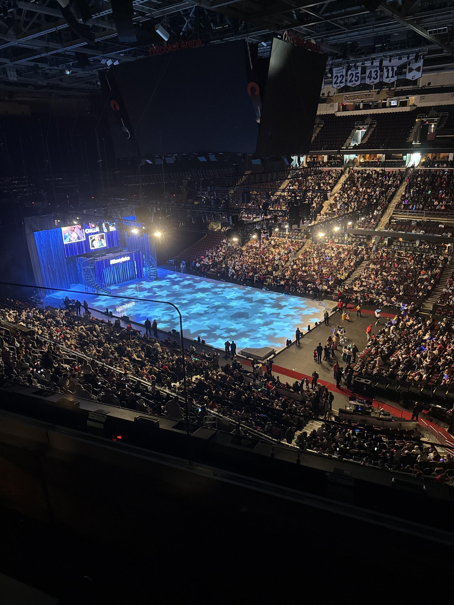 Real Fan View taken from Section 206 at Rocket Arena by Samantha S