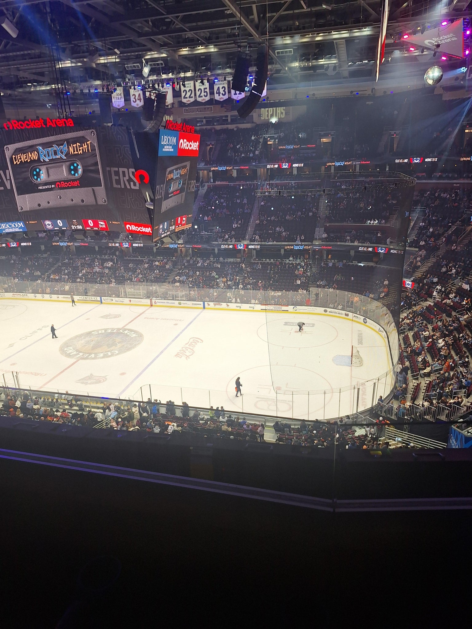 Real Fan View taken from Section 207 at Rocket Arena by Scott G