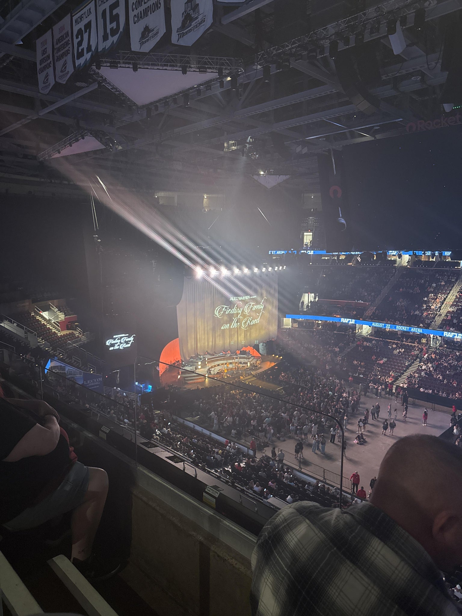 Real Fan View taken from Section 208 at Rocket Arena by Hunter H