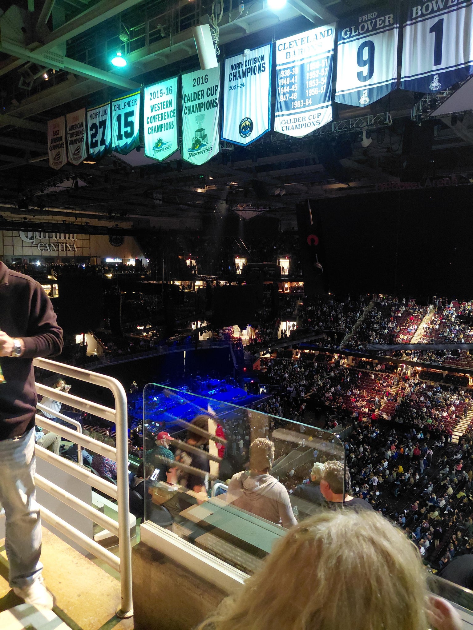 Real Fan View taken from Section 208 at Rocket Arena by Lorraine  G