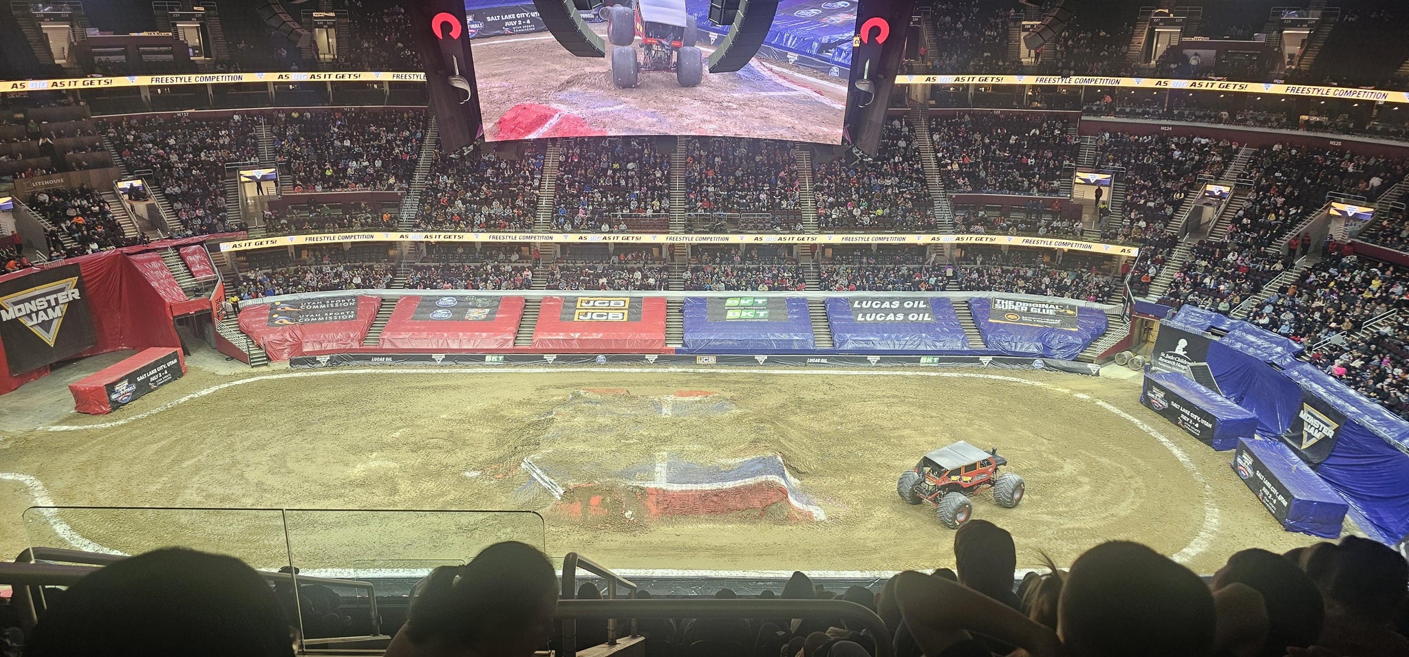 Real Fan View taken from Section 209 at Rocket Arena by Alex S
