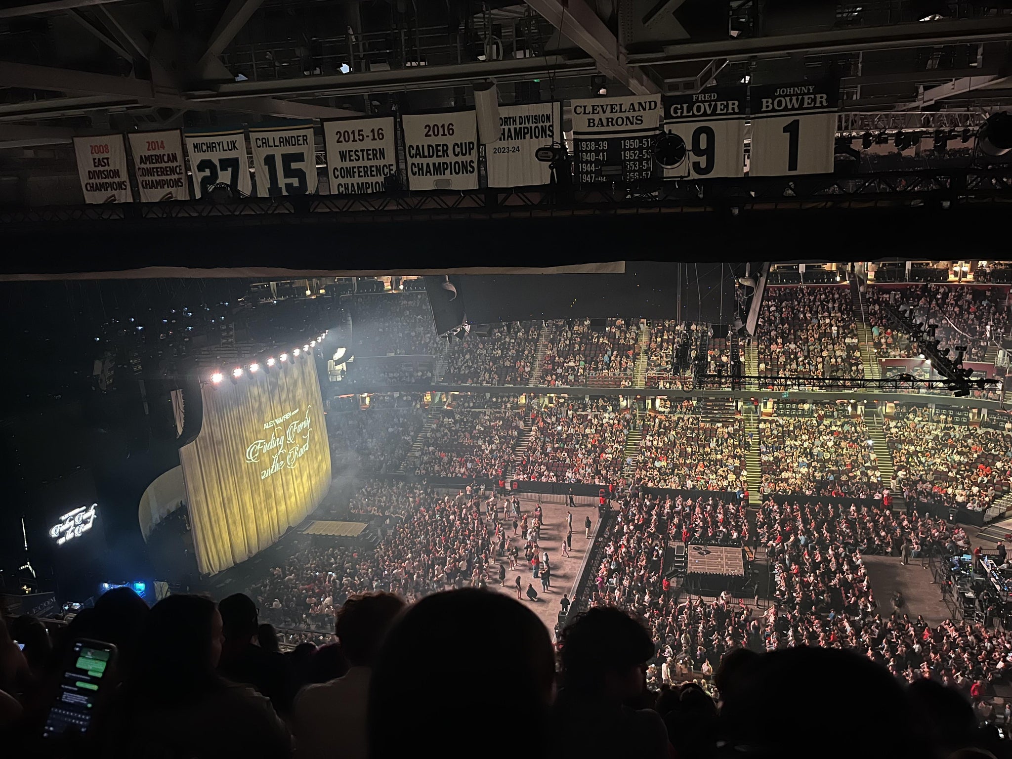 Real Fan View taken from Section 209 at Rocket Arena by Lilly G