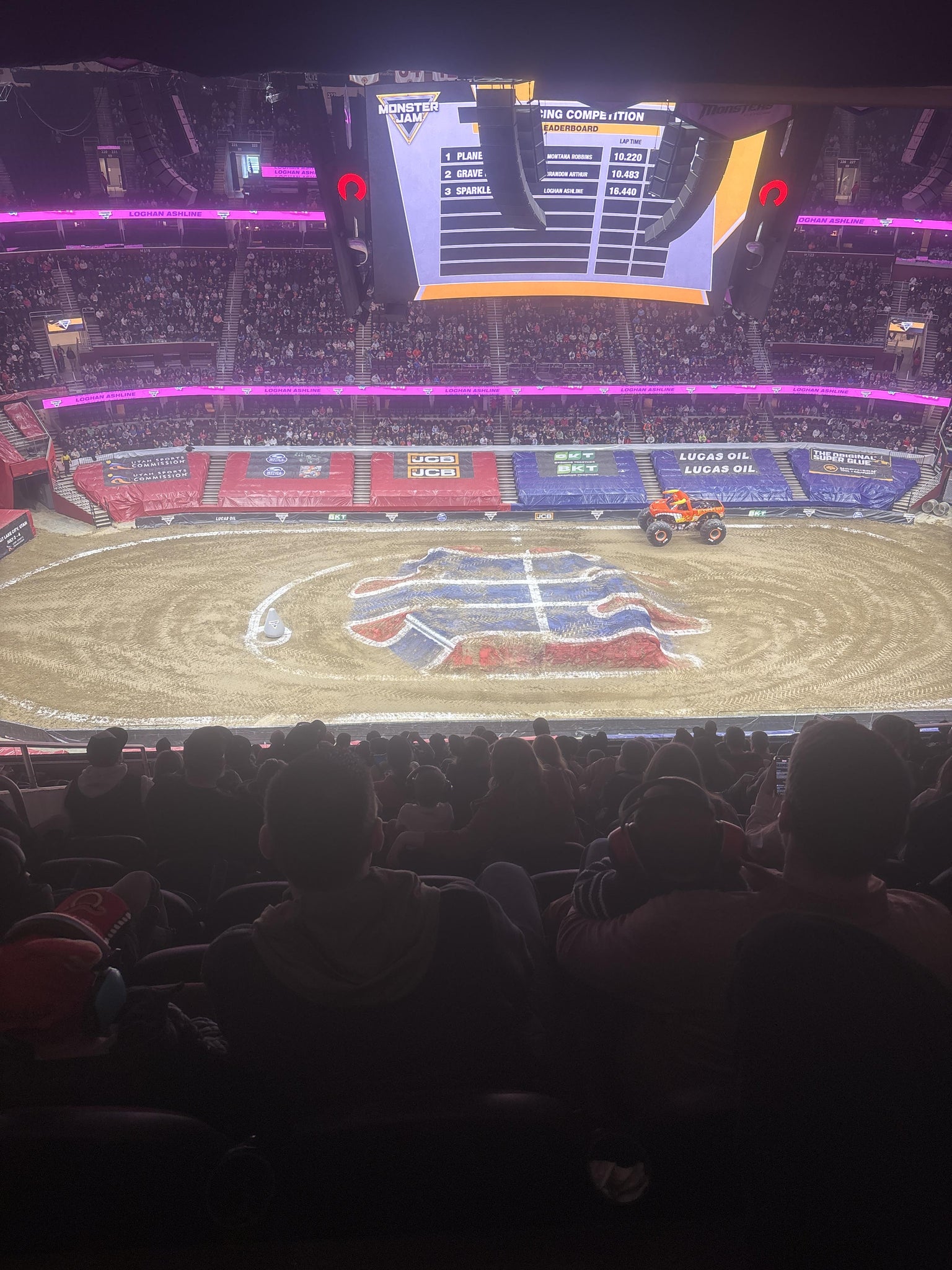 Real Fan View taken from Section 210 at Rocket Arena by Mauricio R