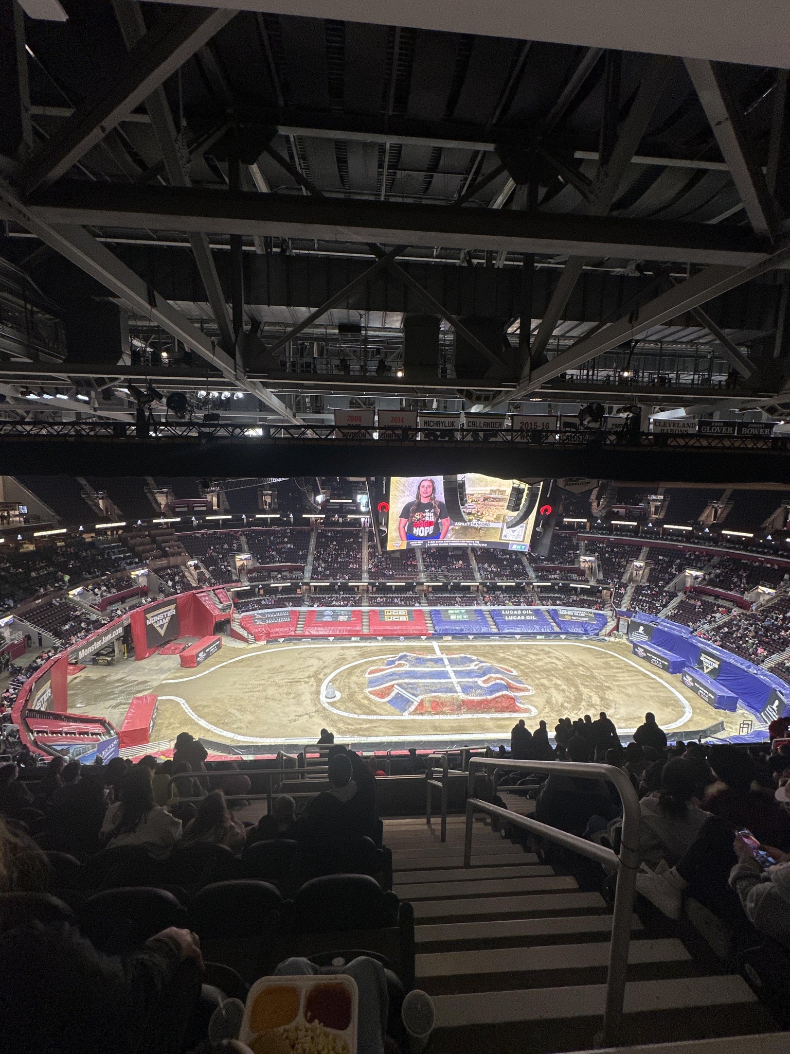 Real Fan View taken from Section 211 at Rocket Arena by Willia H