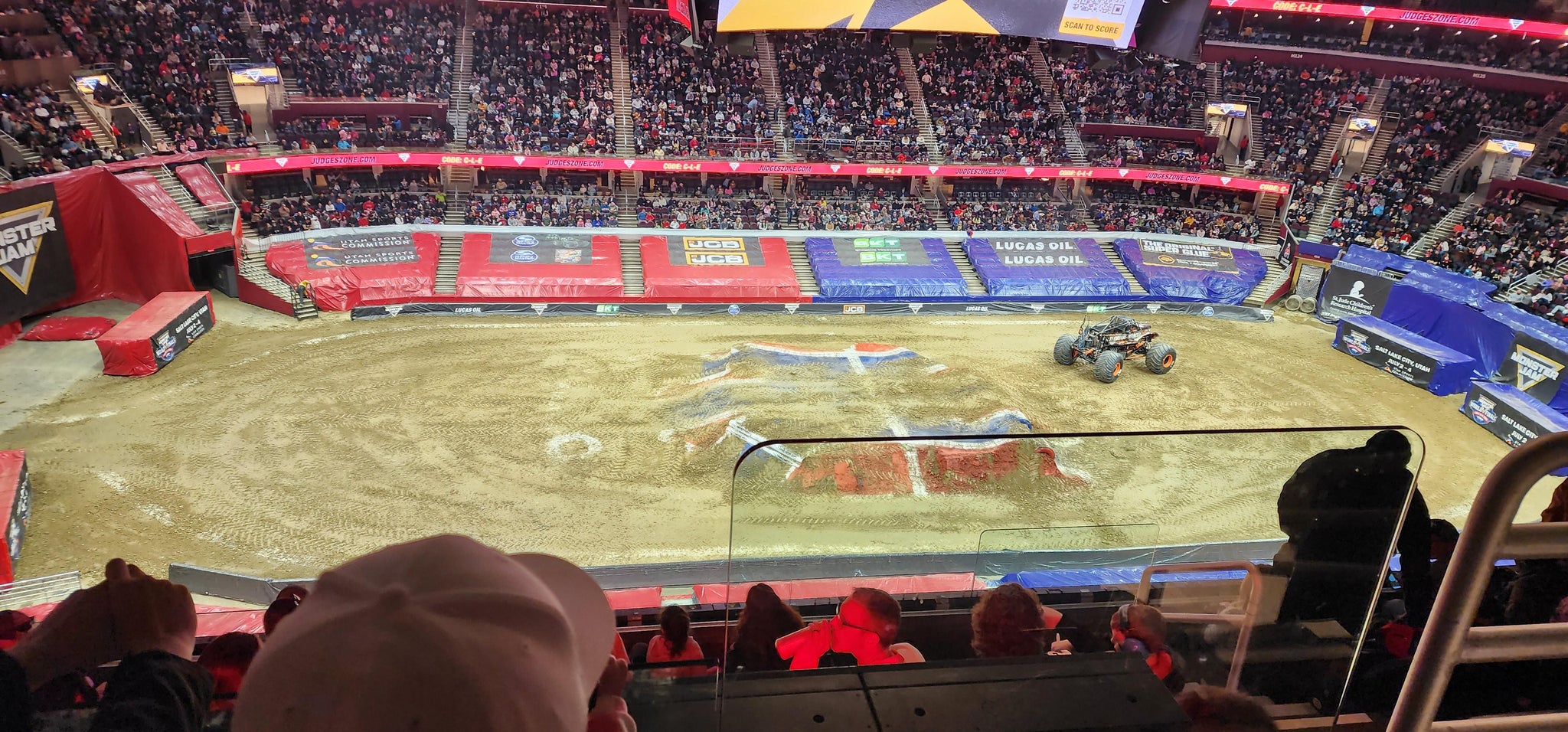 Real Fan View taken from Section 211 at Rocket Arena by Steven B