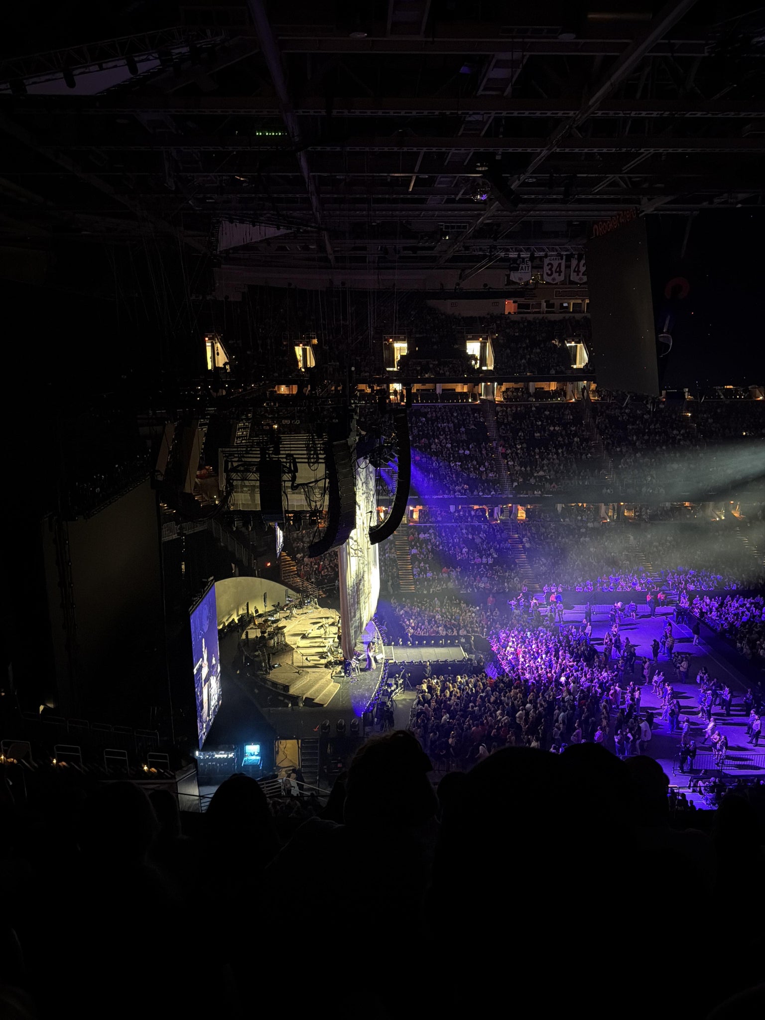 Real Fan View taken from Section 212 at Rocket Arena by Kristen B