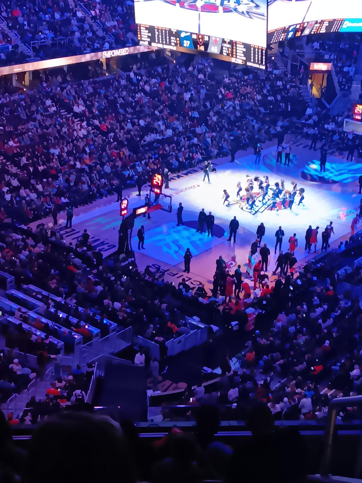 Real Fan View taken from Section 215 at Rocket Arena by John H