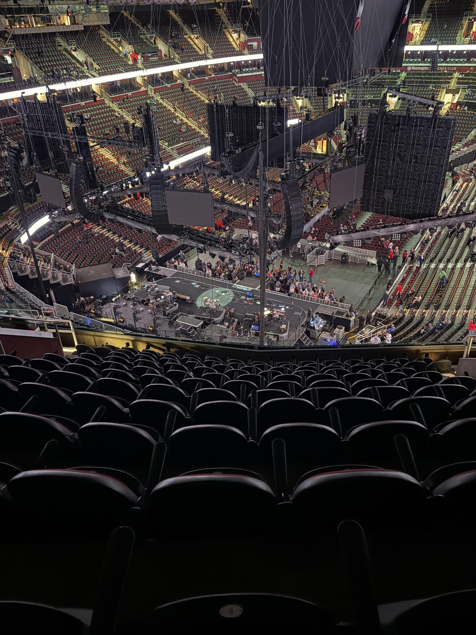 Real Fan View taken from Section 216 at Rocket Arena by Michelle M