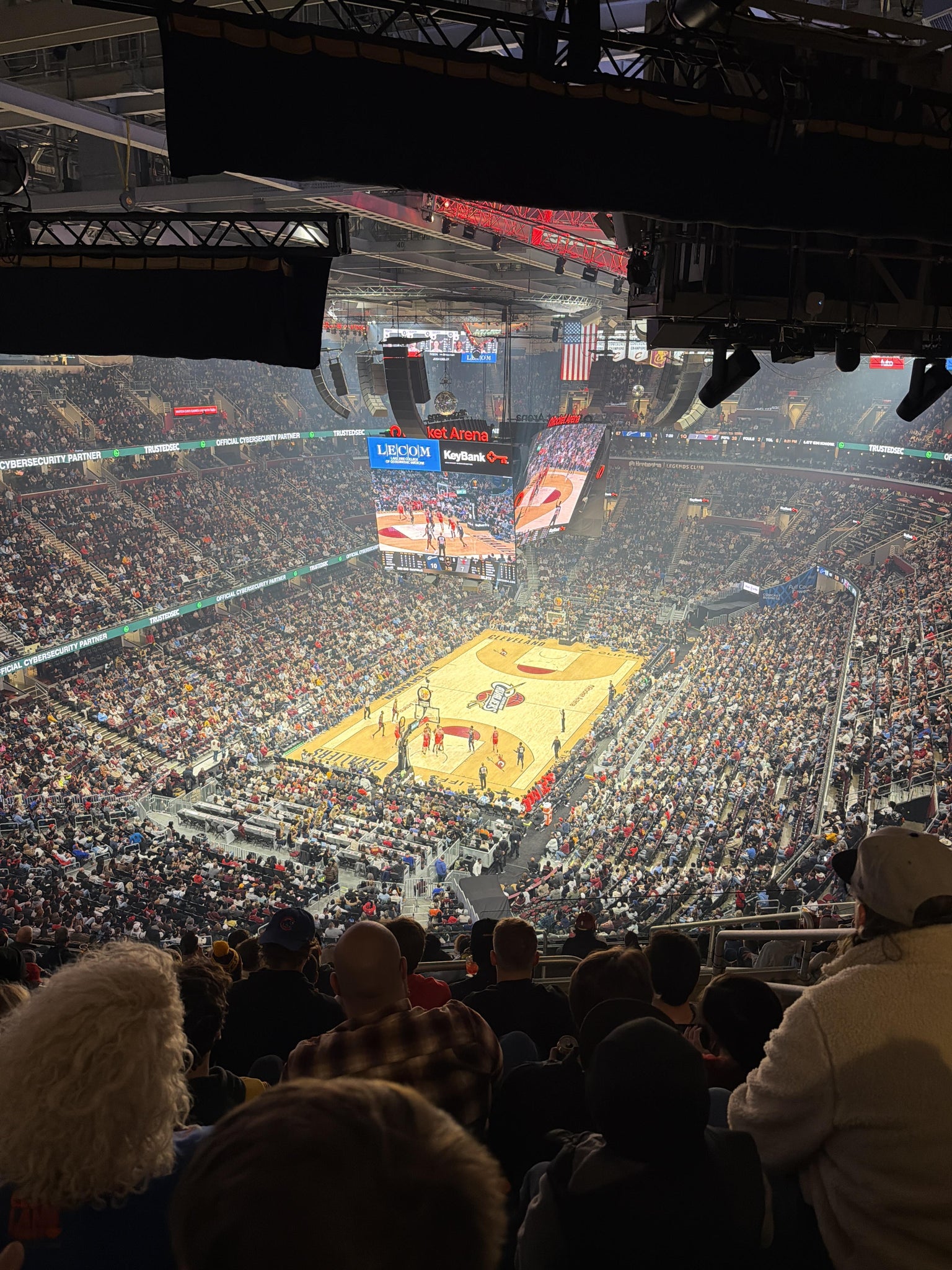 Real Fan View taken from Section 216 at Rocket Arena by Jaden S