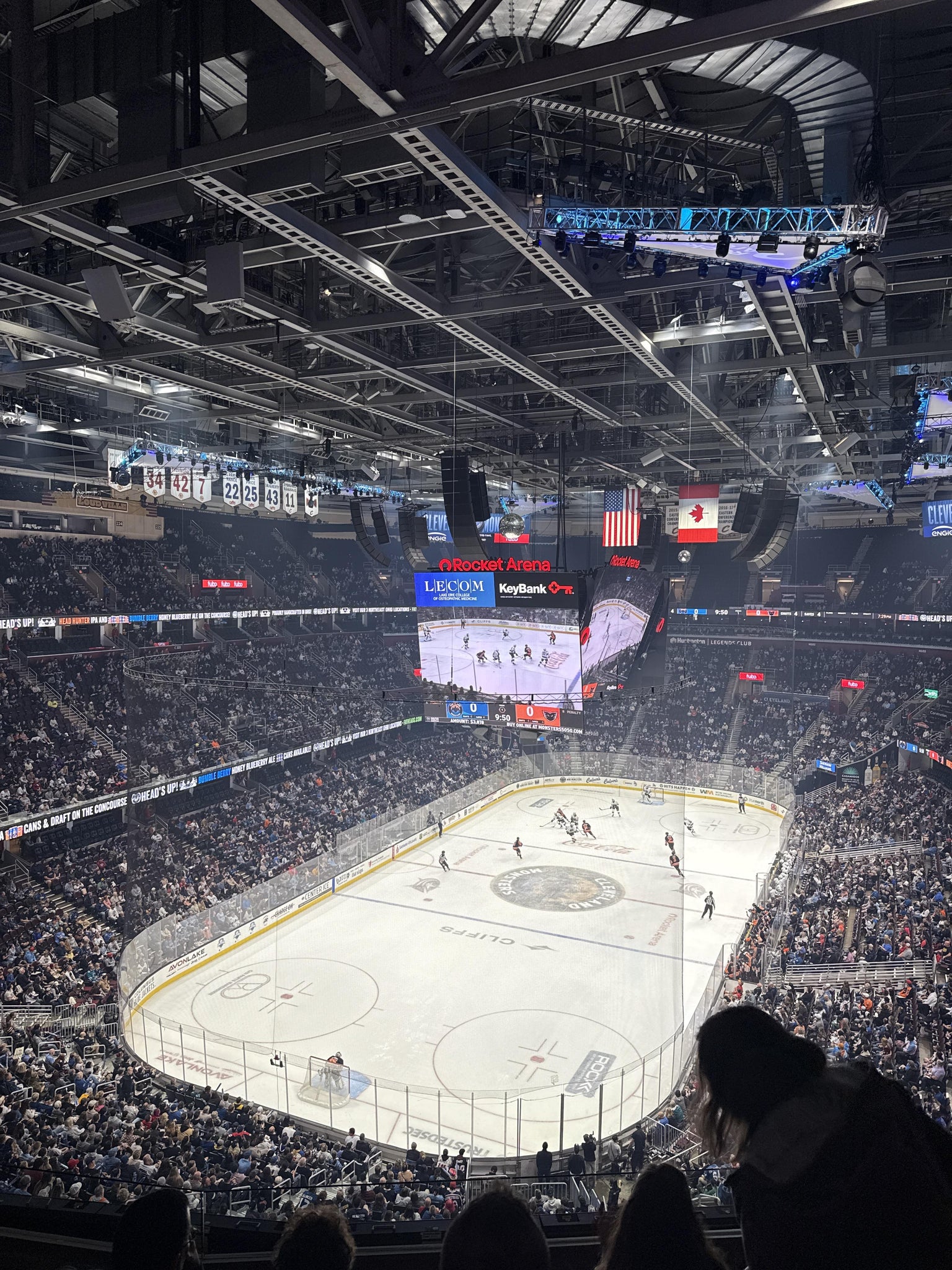 Real Fan View taken from Section 216 at Rocket Arena by Troy G