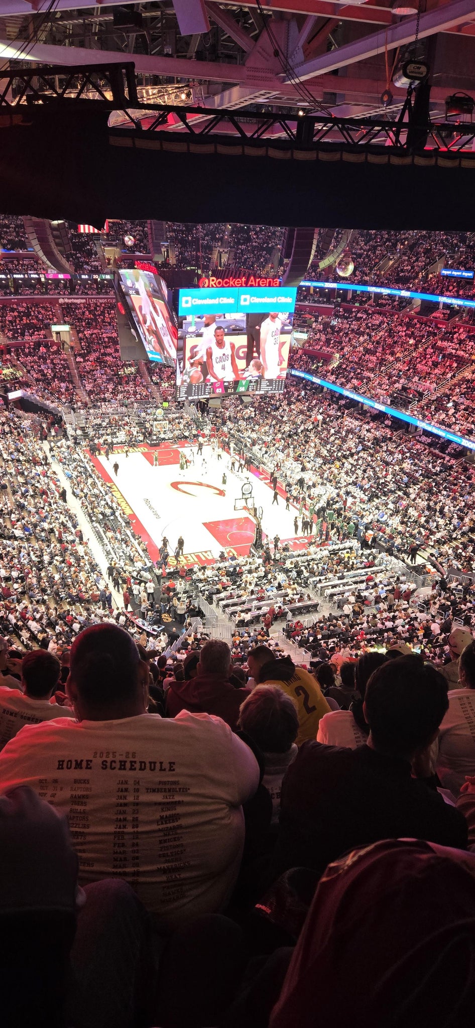 Real Fan View taken from Section 217 at Rocket Arena by Nikisha W