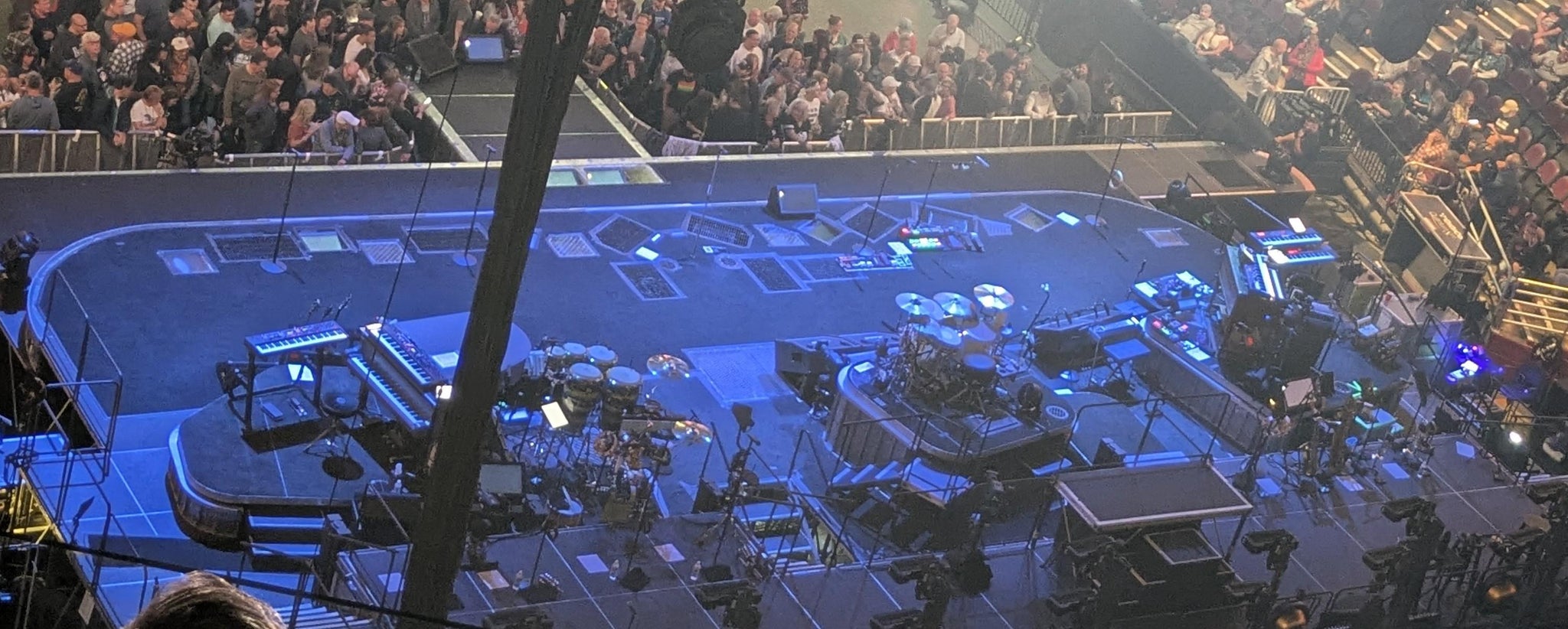 Real Fan View taken from Section 217 at Rocket Arena by Linda O