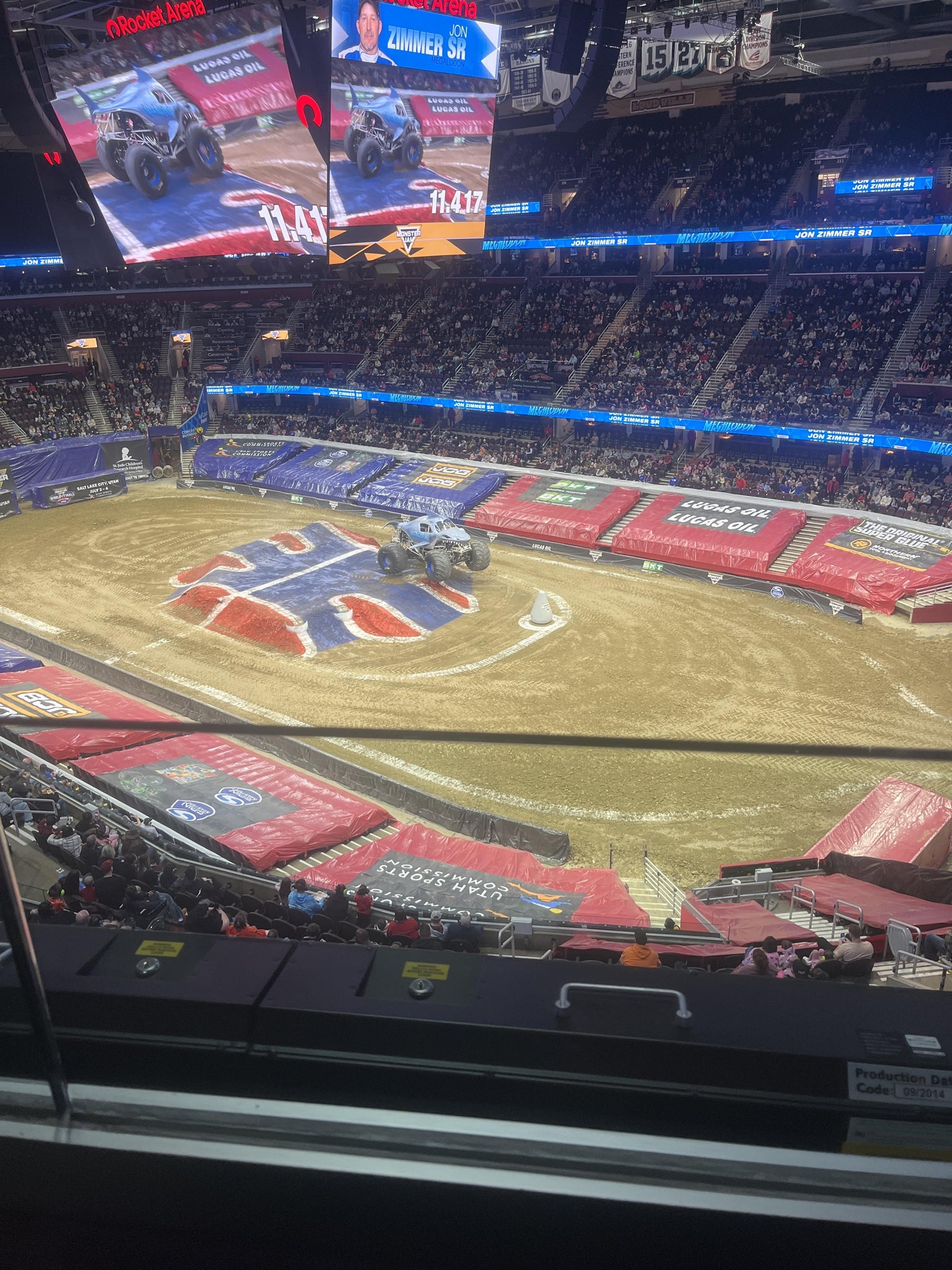 Real Fan View taken from Section 220 at Rocket Arena by Malik W