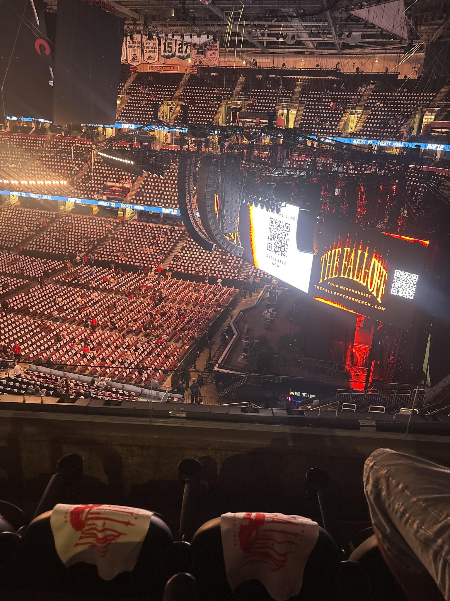 Real Fan View taken from Section 220 at Rocket Arena by Amayah C