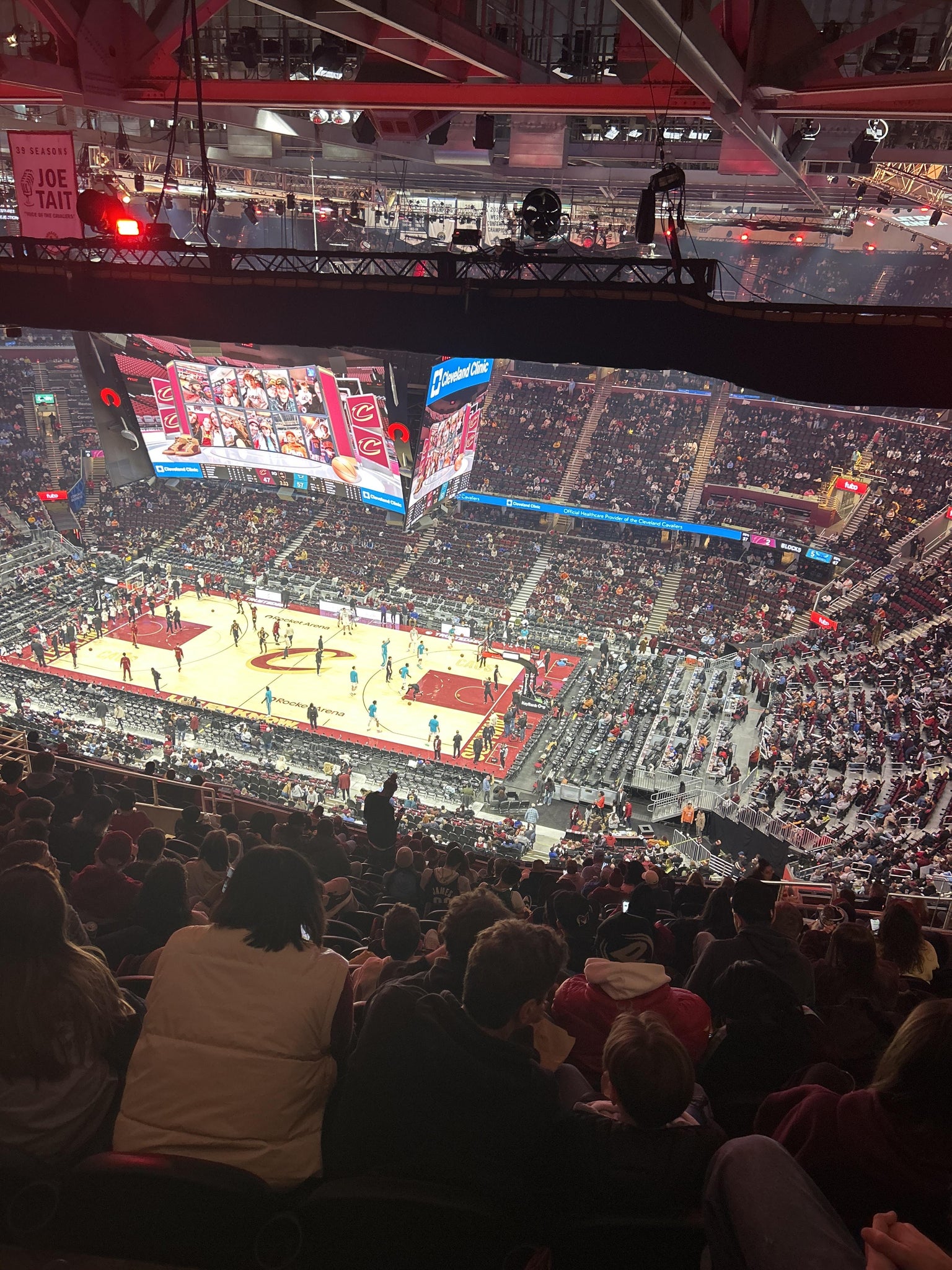 Real Fan View taken from Section 221 at Rocket Arena by Ashley S