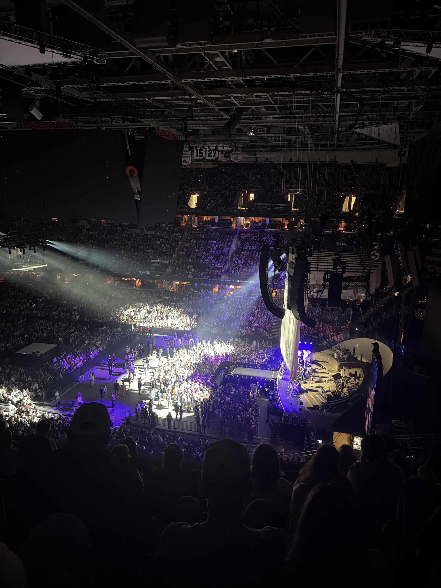 Real Fan View taken from Section 221 at Rocket Arena by Ola J