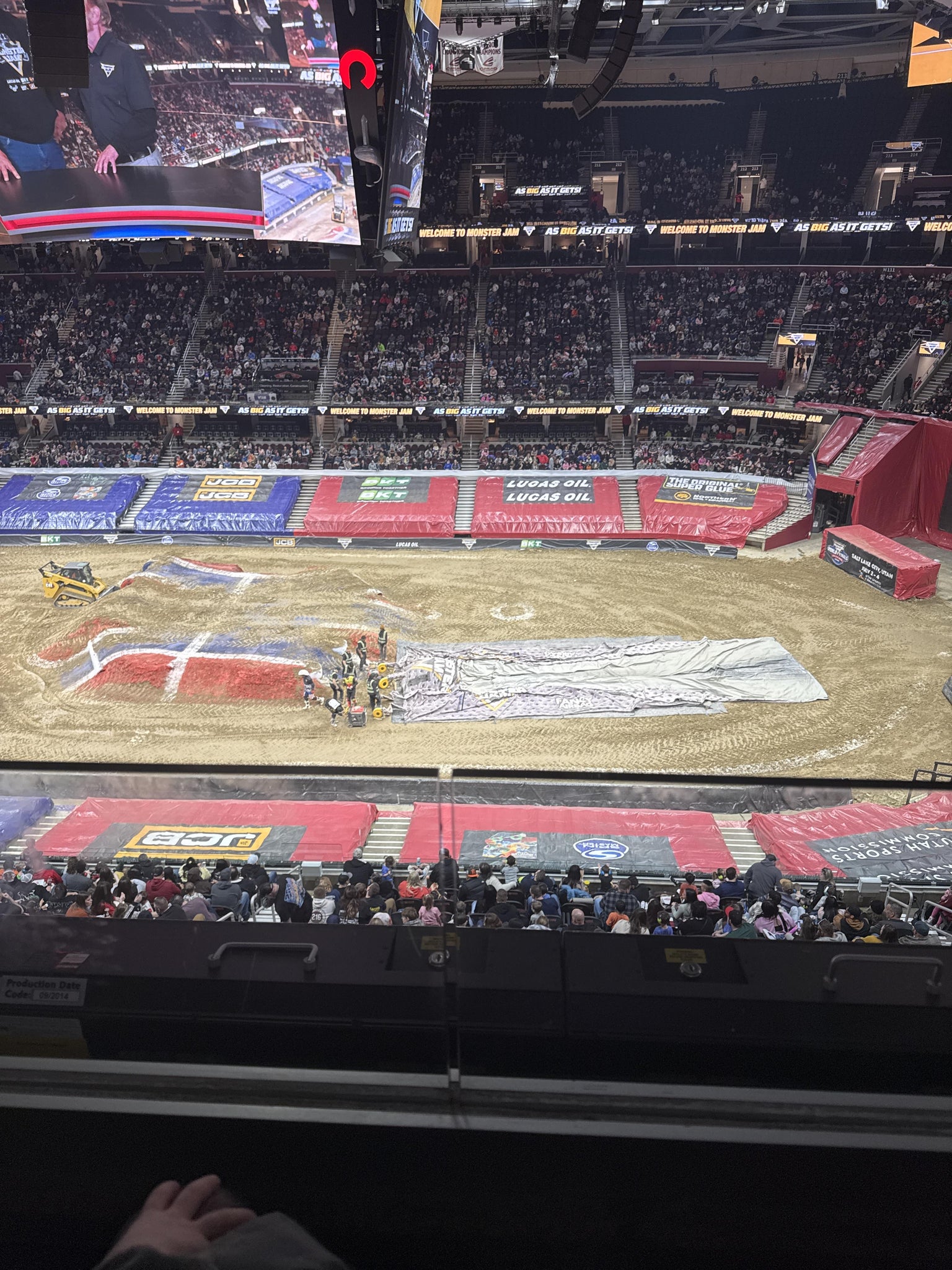 Real Fan View taken from Section 222 at Rocket Arena by Iryna B