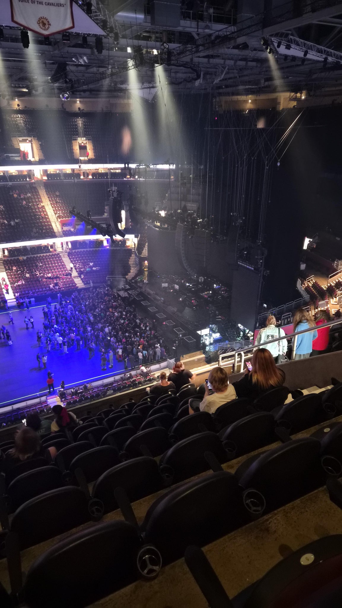 Real Fan View taken from Section 223 at Rocket Arena by Abbigail R
