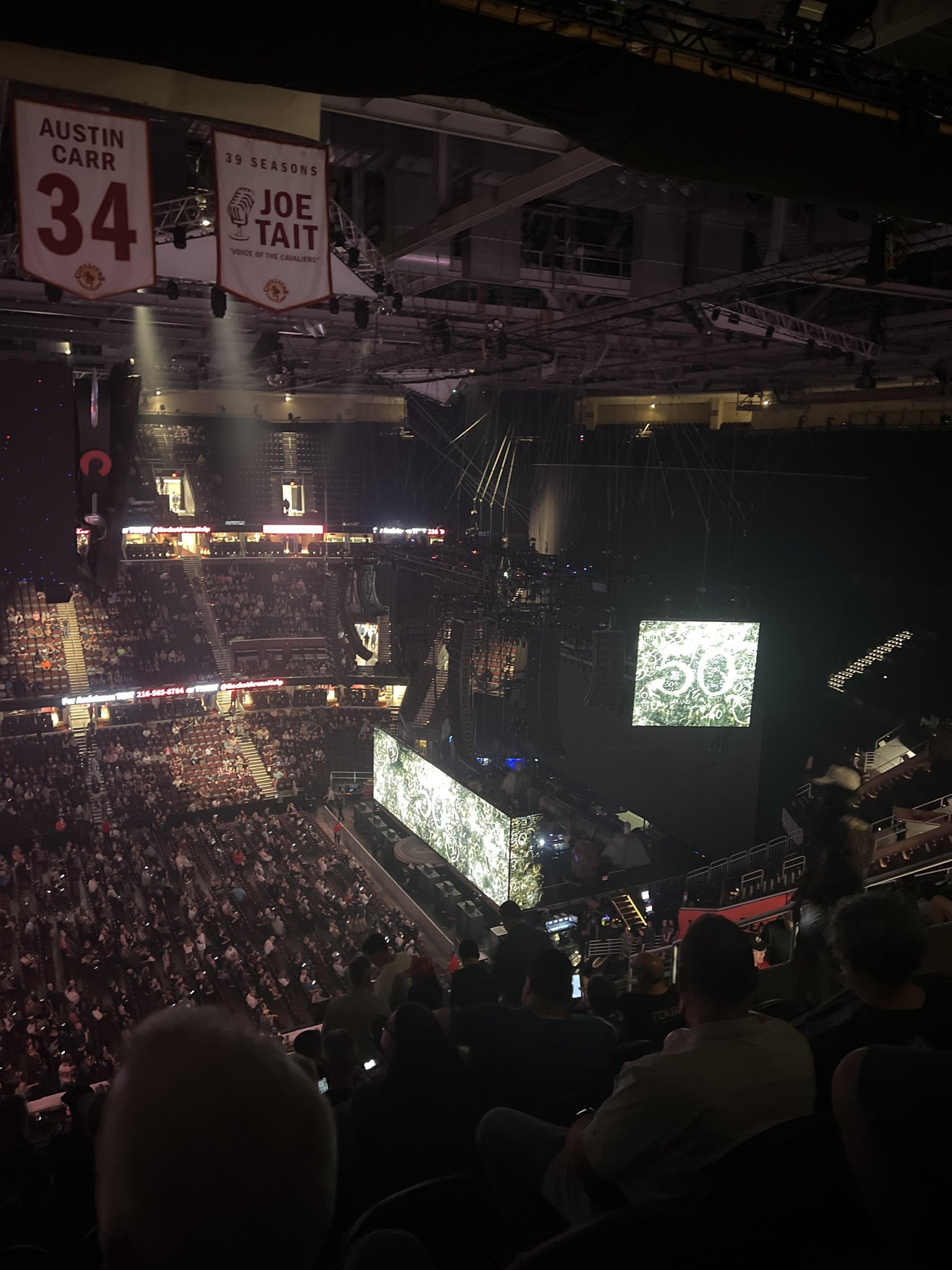 Real Fan View taken from Section 223 at Rocket Arena by Ciara D