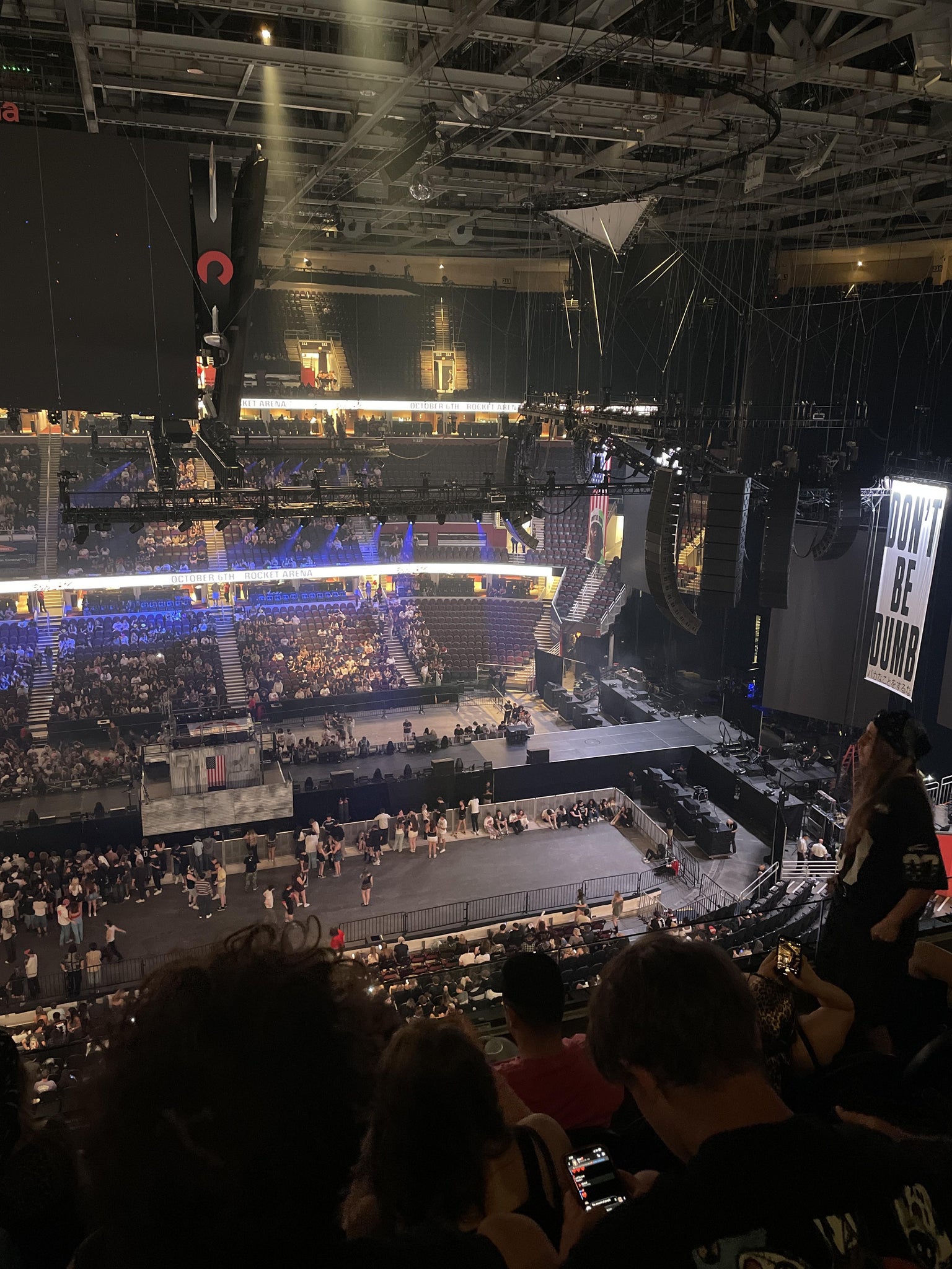 Real Fan View taken from Section 223 at Rocket Arena by Brihanna C