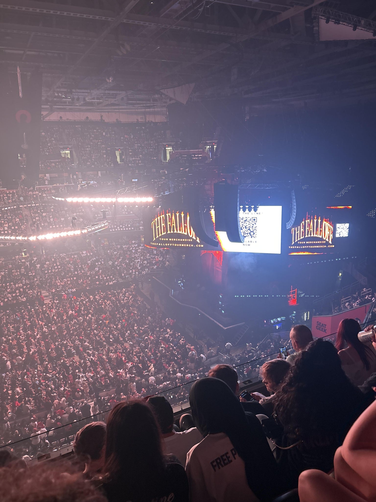 Real Fan View taken from Section 223 at Rocket Arena by Casey F