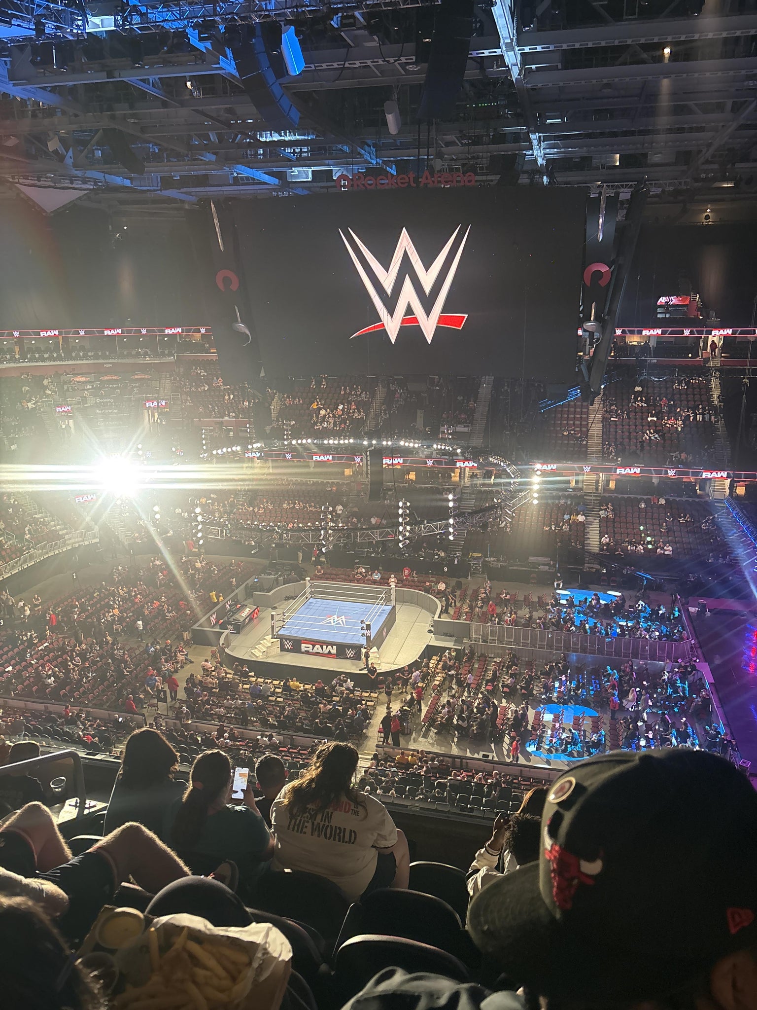 Real Fan View taken from Section 223 at Rocket Arena by Shanone S