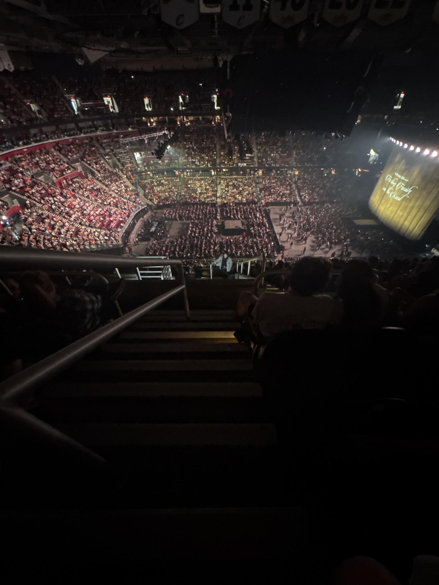Real Fan View taken from Section 225 at Rocket Arena by Emily L