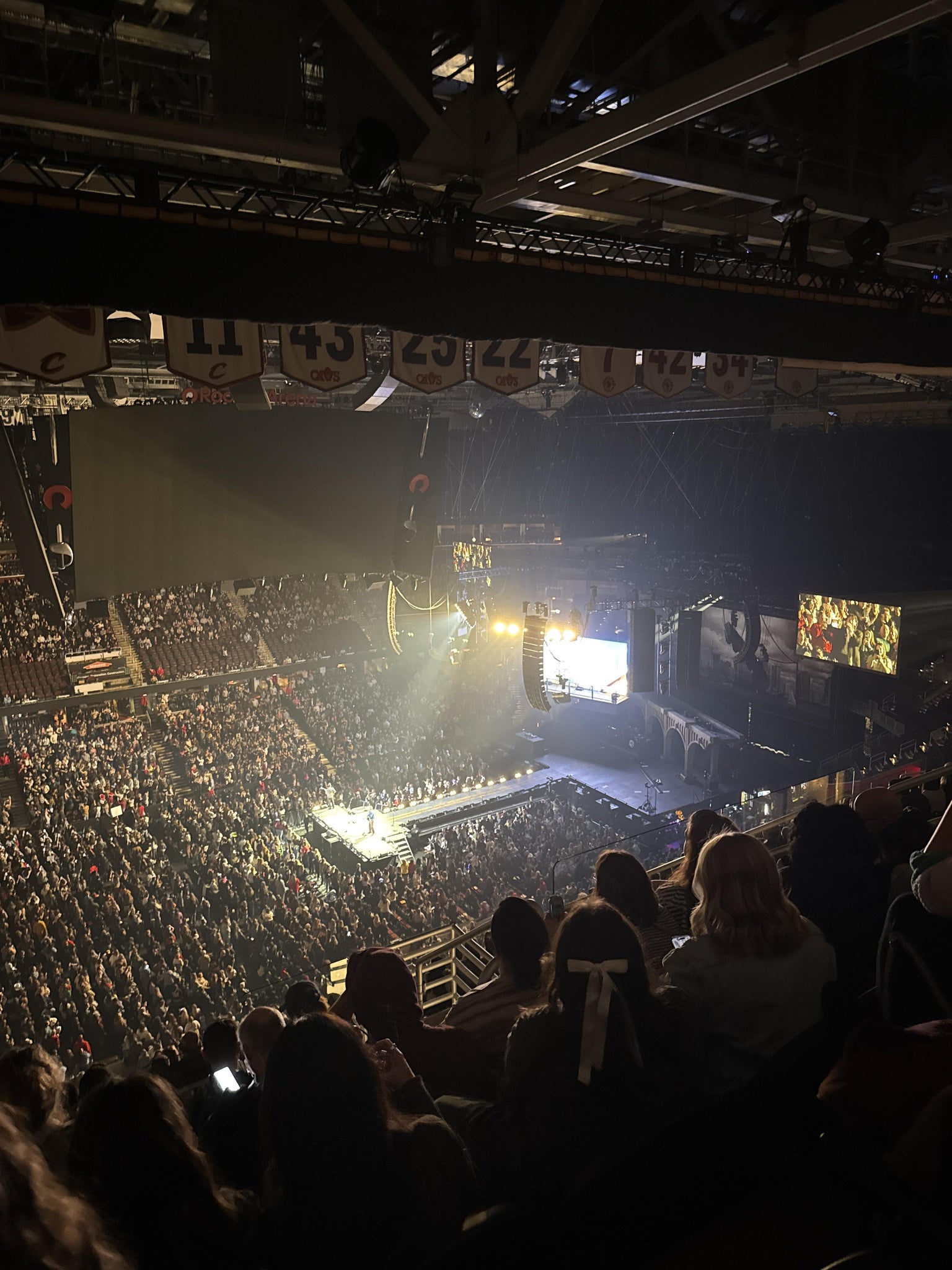 Real Fan View taken from Section 225 at Rocket Arena by Theresa B