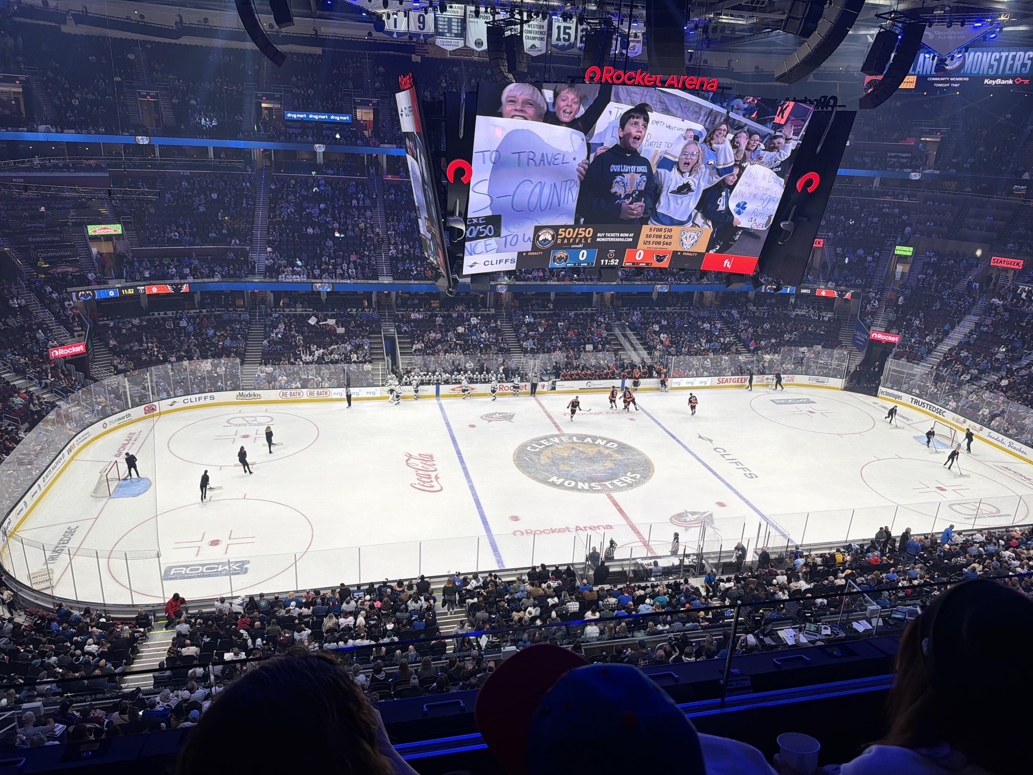 Real Fan View taken from Section 225 at Rocket Arena by John S