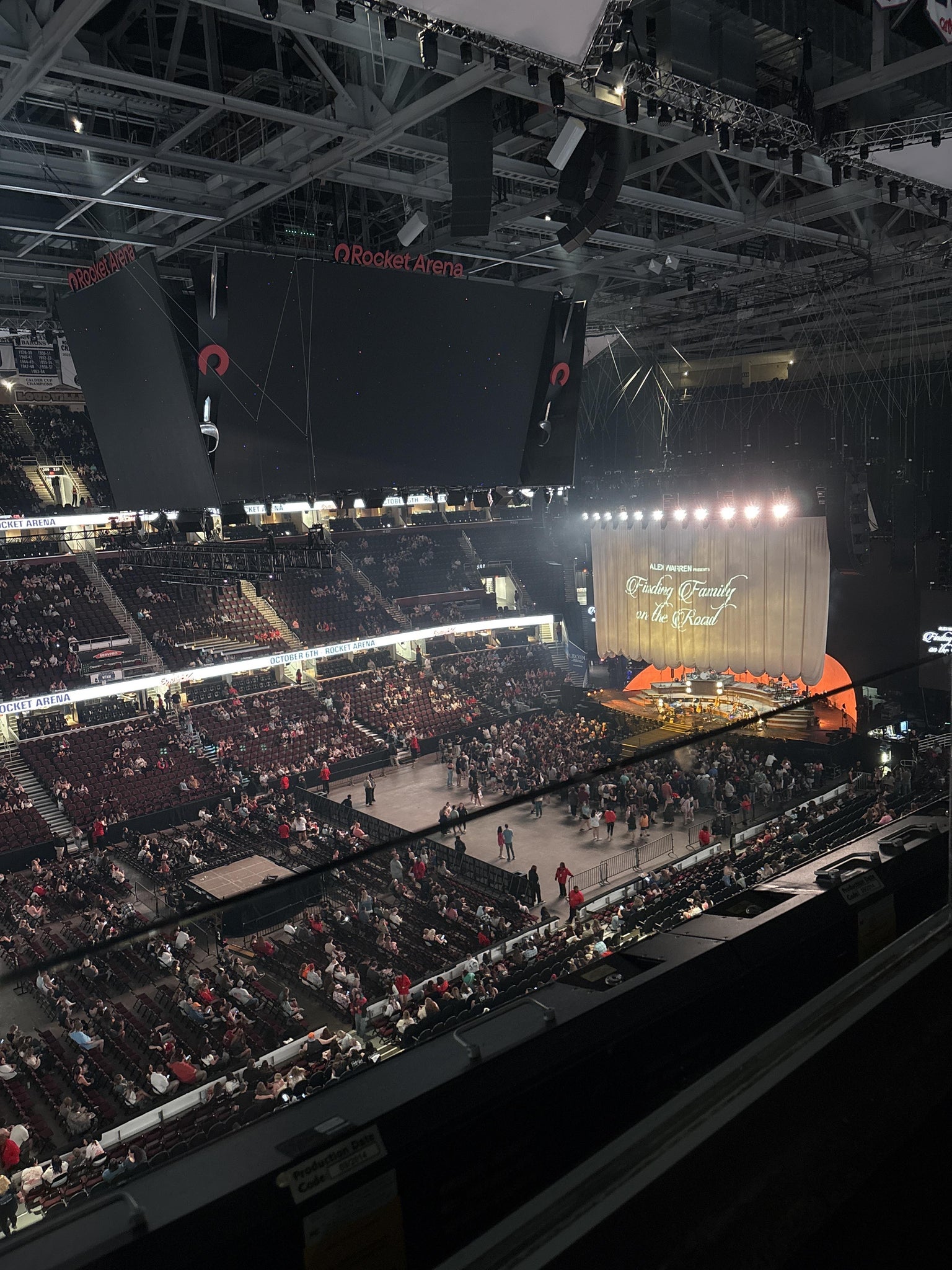 Real Fan View taken from Section 226 at Rocket Arena by Anonymous User