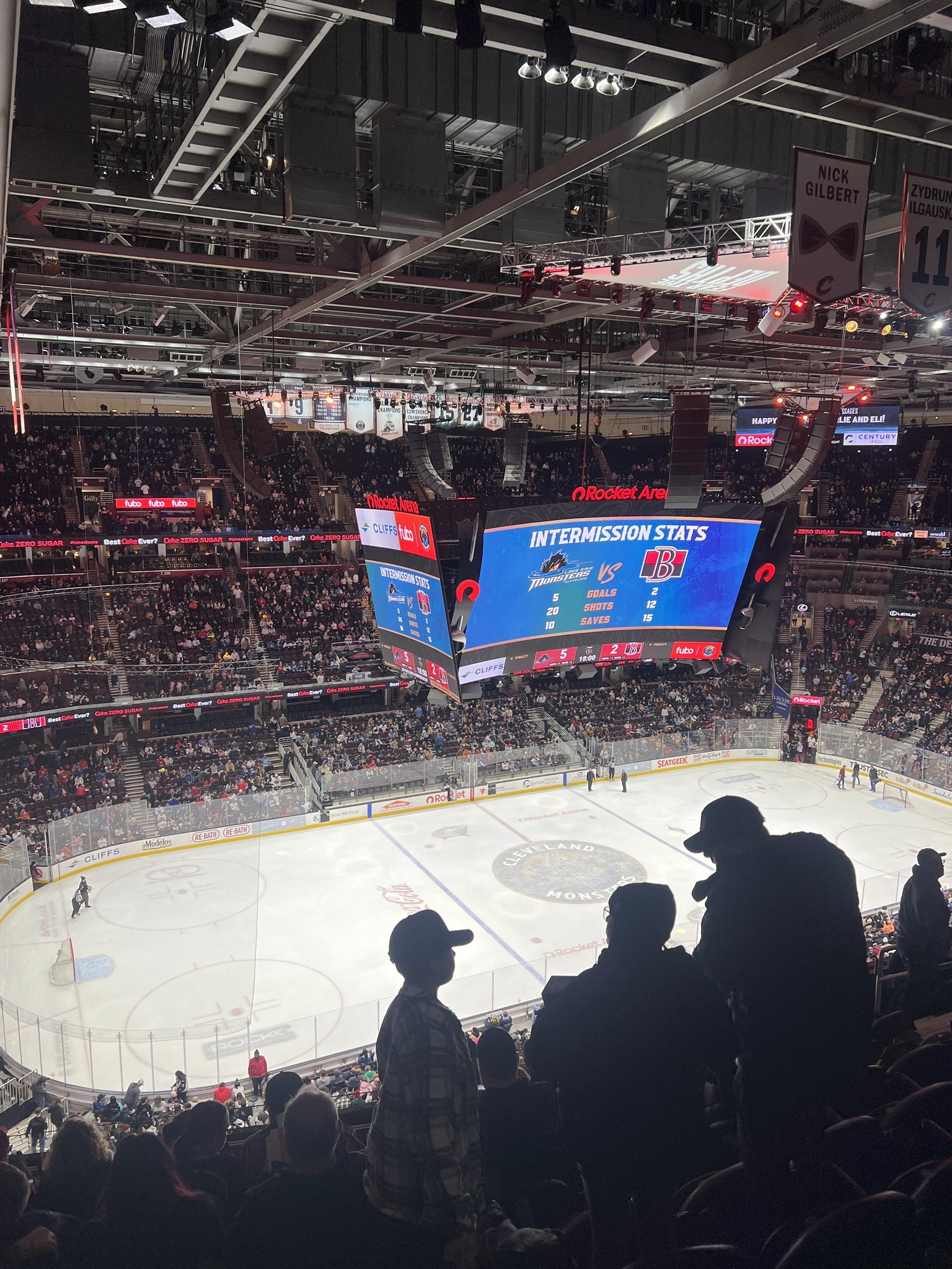 Real Fan View taken from Section 226 at Rocket Arena by Lily A
