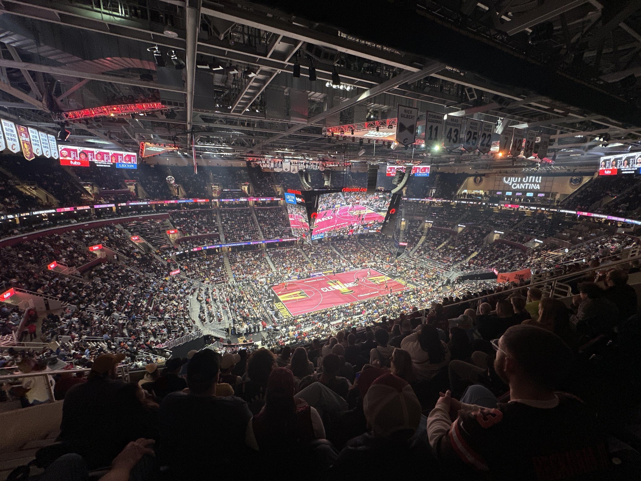 Real Fan View taken from Section 226 at Rocket Arena by Michael F