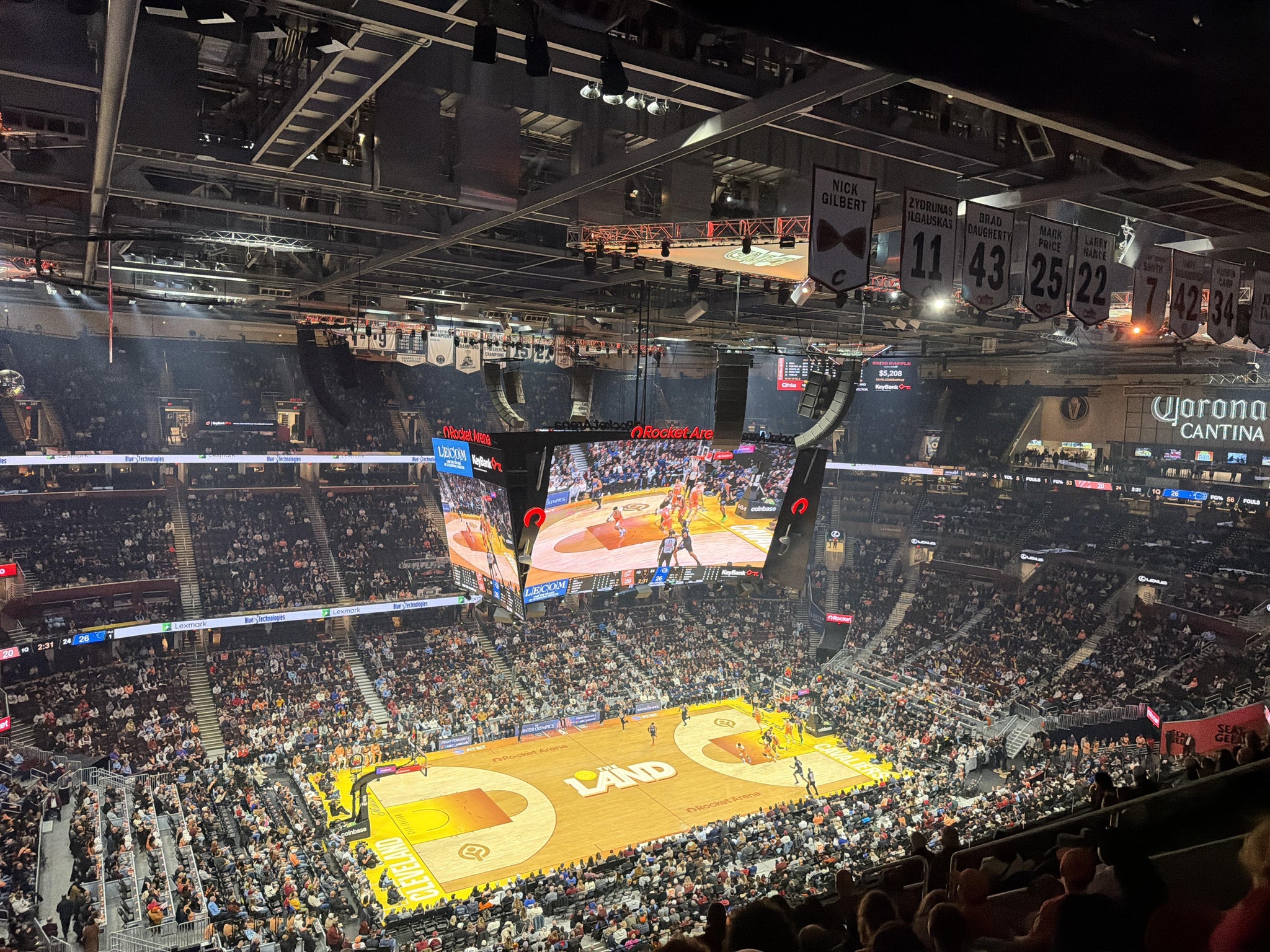 Real Fan View taken from Section 226 at Rocket Arena by Michael F