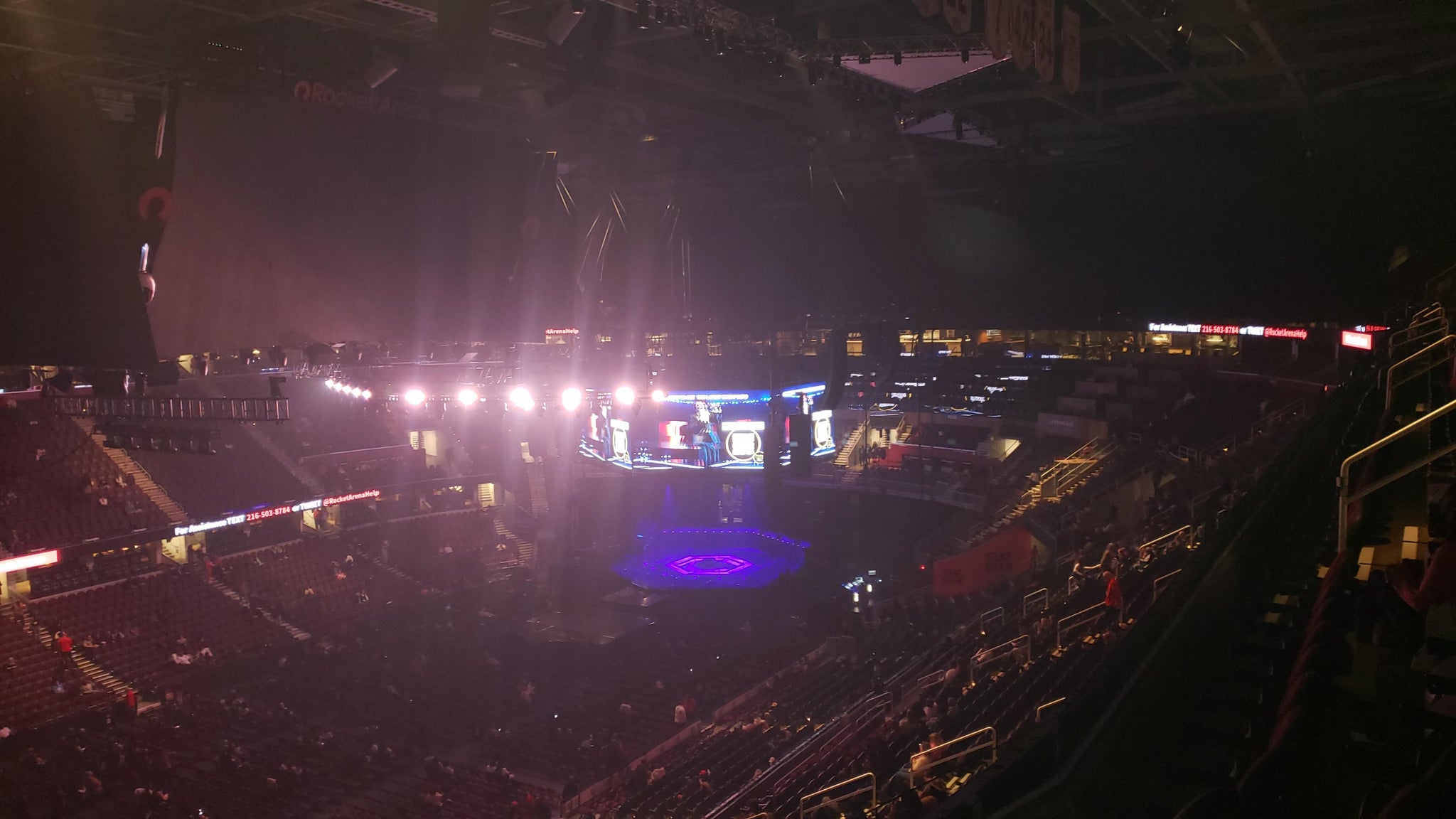 Real Fan View taken from Section 226 at Rocket Arena by April M