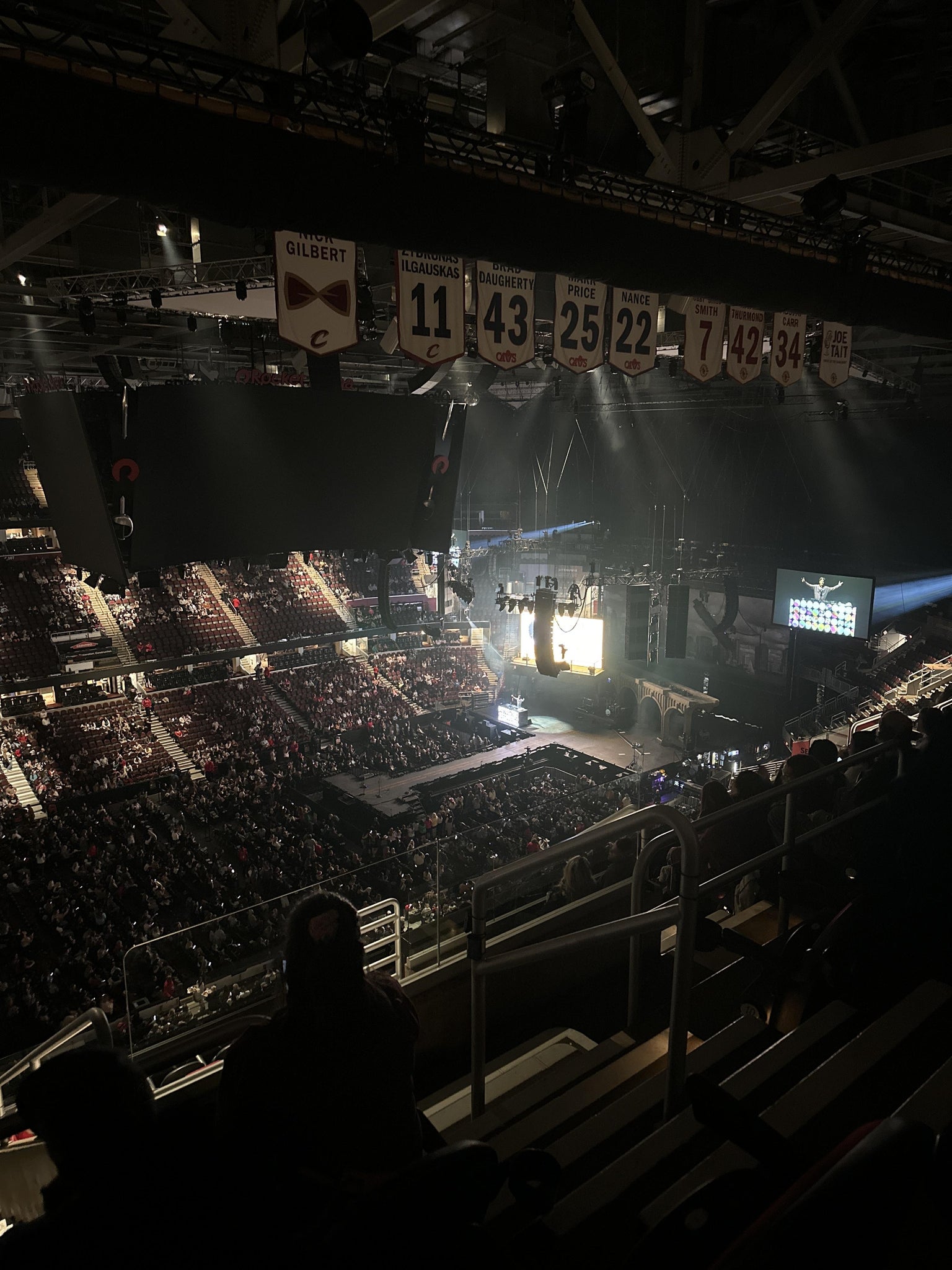 Real Fan View taken from Section 226 at Rocket Arena by Audrey W
