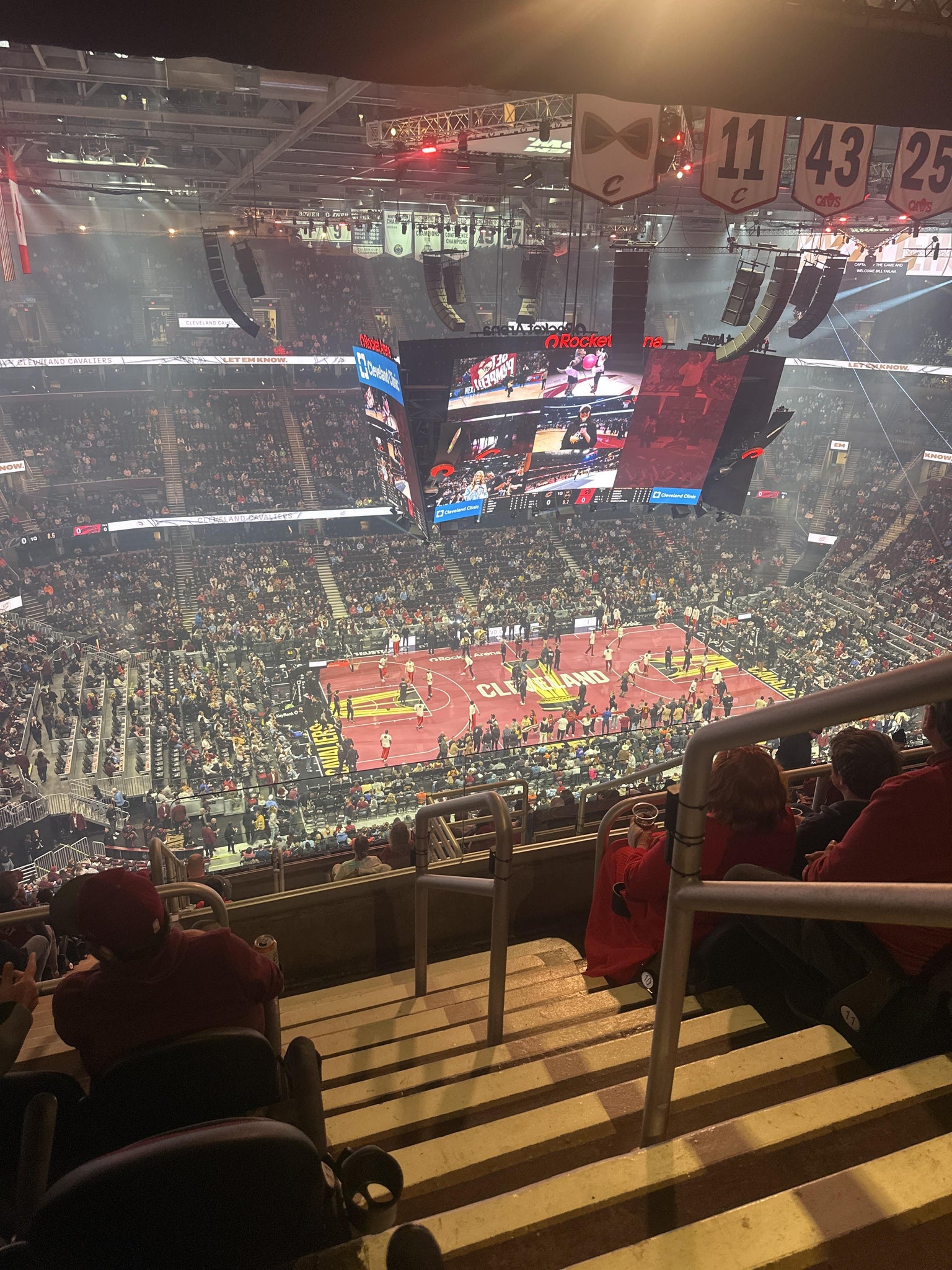 Real Fan View taken from Section 226 at Rocket Arena by Jillian L